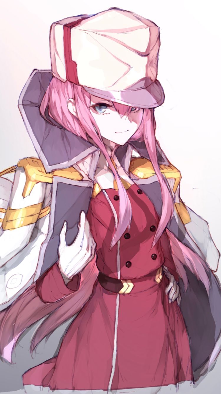 Handy-Wallpaper Animes, Darling In The Franxx, Zero Two (Liebling Im Franxx) kostenlos herunterladen.