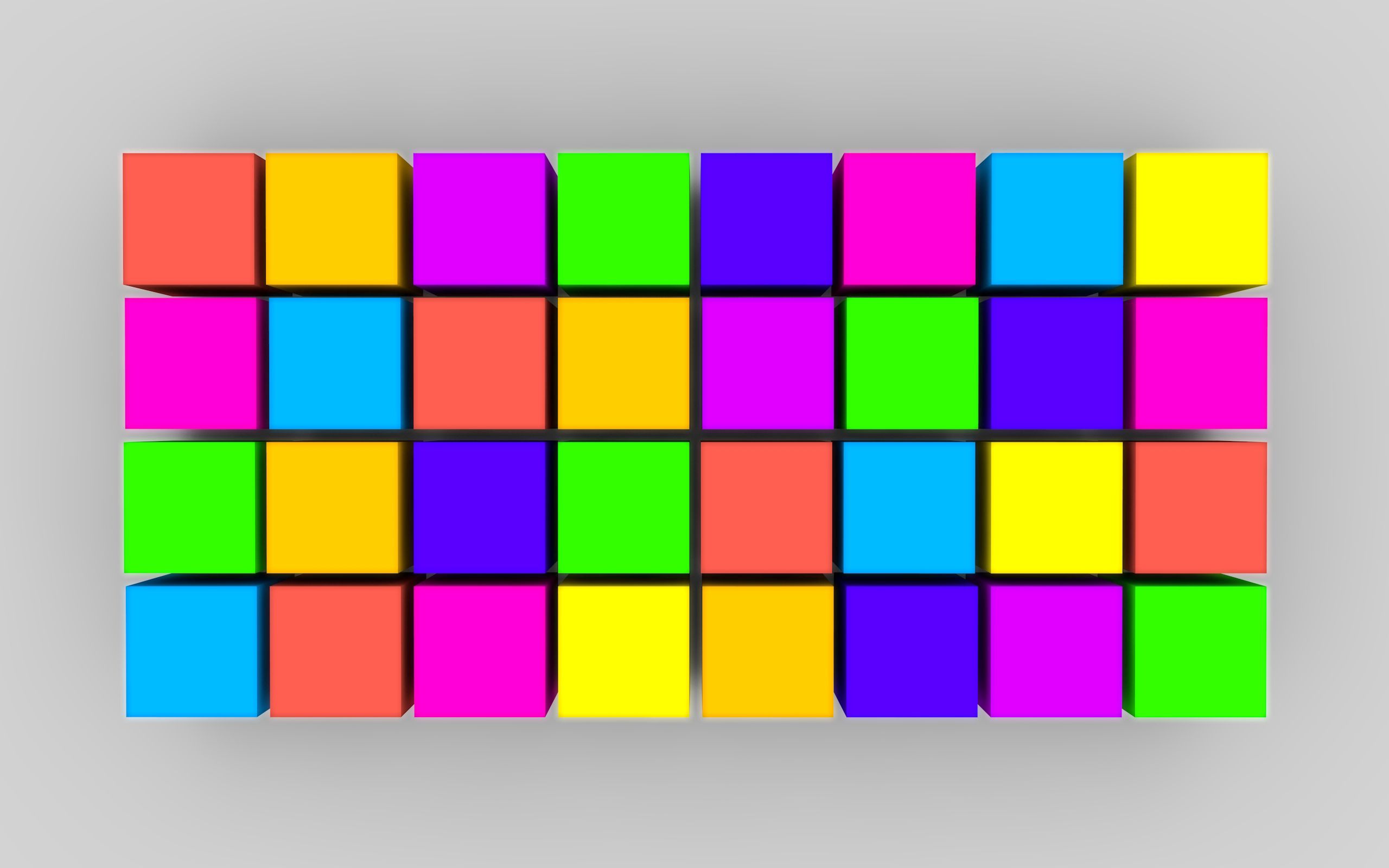 Скачать обои бесплатно Разноцветный, Кубики, Поверхность, Форма, Разное картинка на рабочий стол ПК