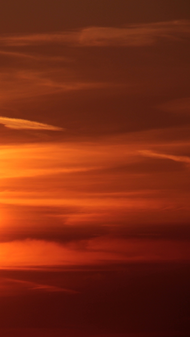 Descarga gratuita de fondo de pantalla para móvil de Naturaleza, Cielo, Sol, Atardecer, Tierra/naturaleza, Color Naranja), Tardecita.