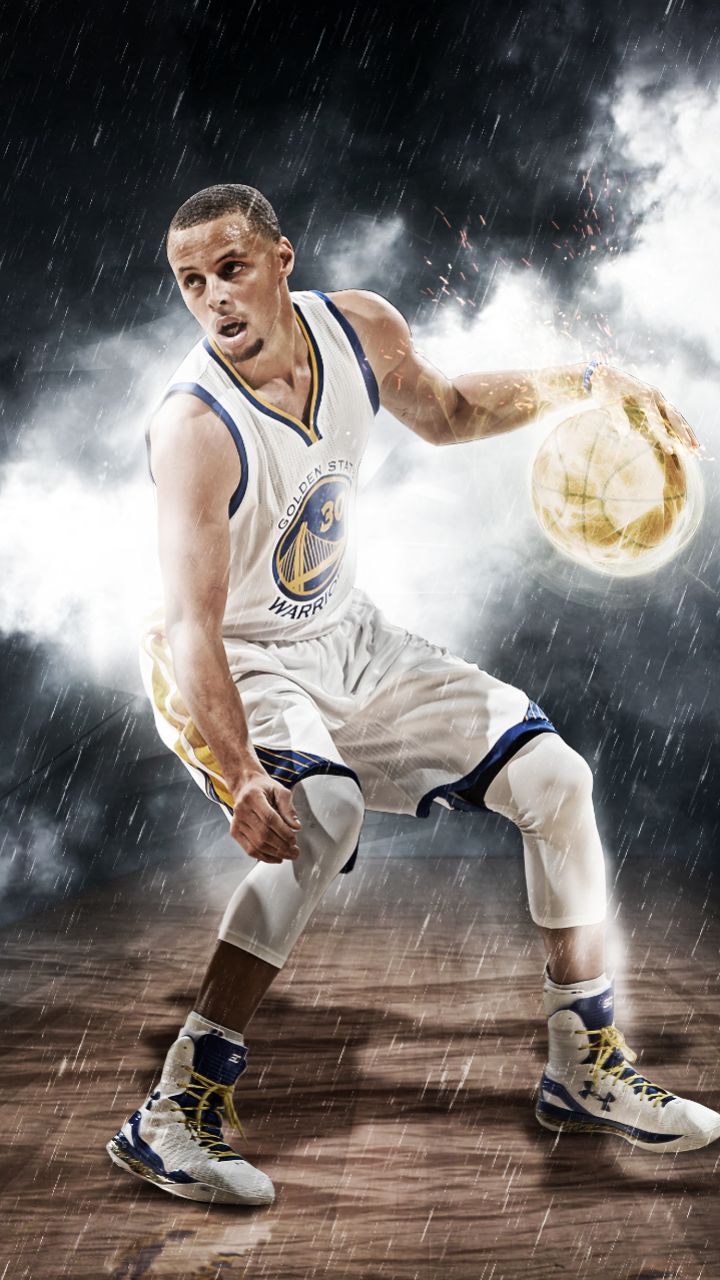 Téléchargez des papiers peints mobile Des Sports, Basket, Stephen Curry gratuitement.