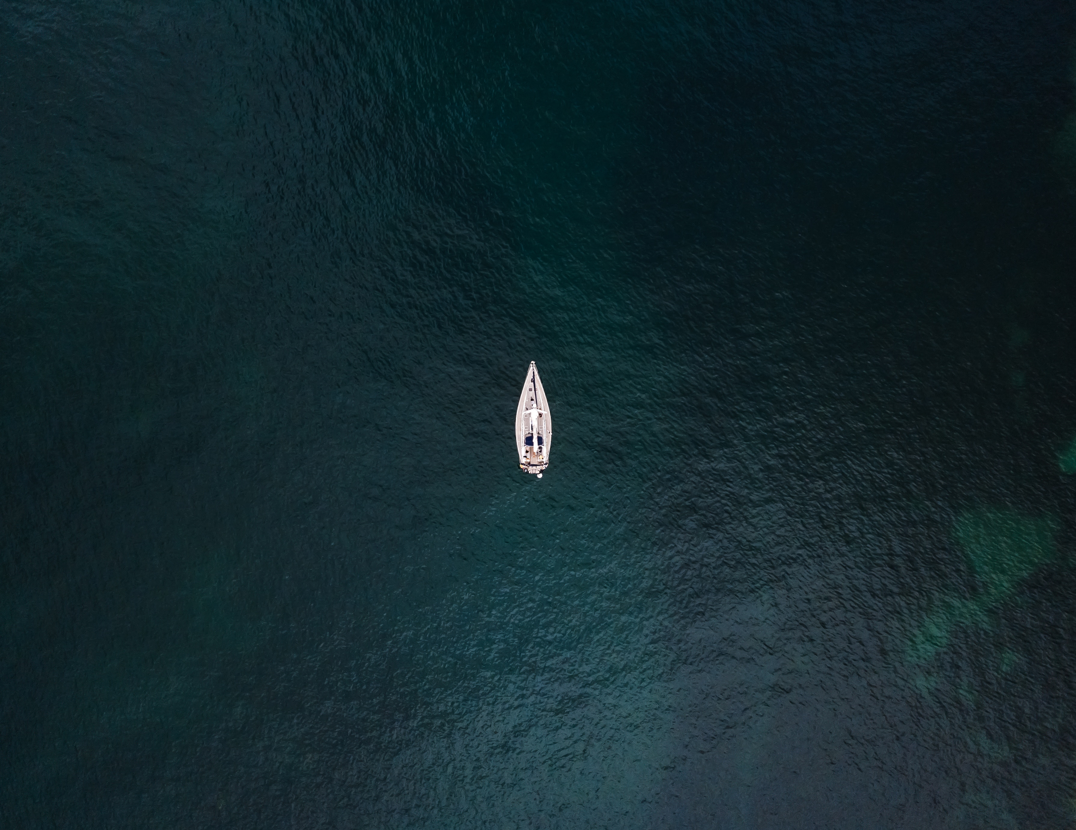 surface, yacht, water, sea, view from above, miscellanea, miscellaneous 5K