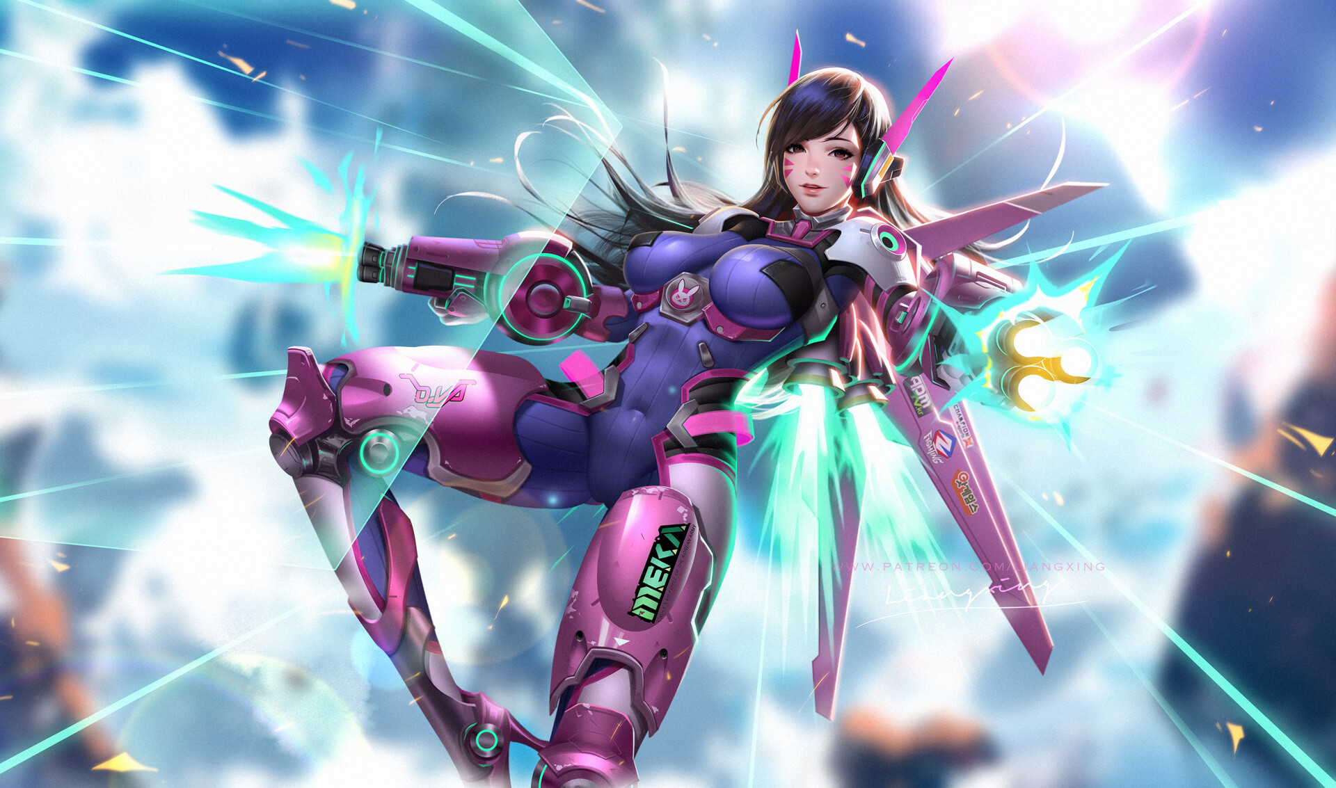 Handy-Wallpaper Overwatch, Computerspiele, D Va (Overwatch) kostenlos herunterladen.