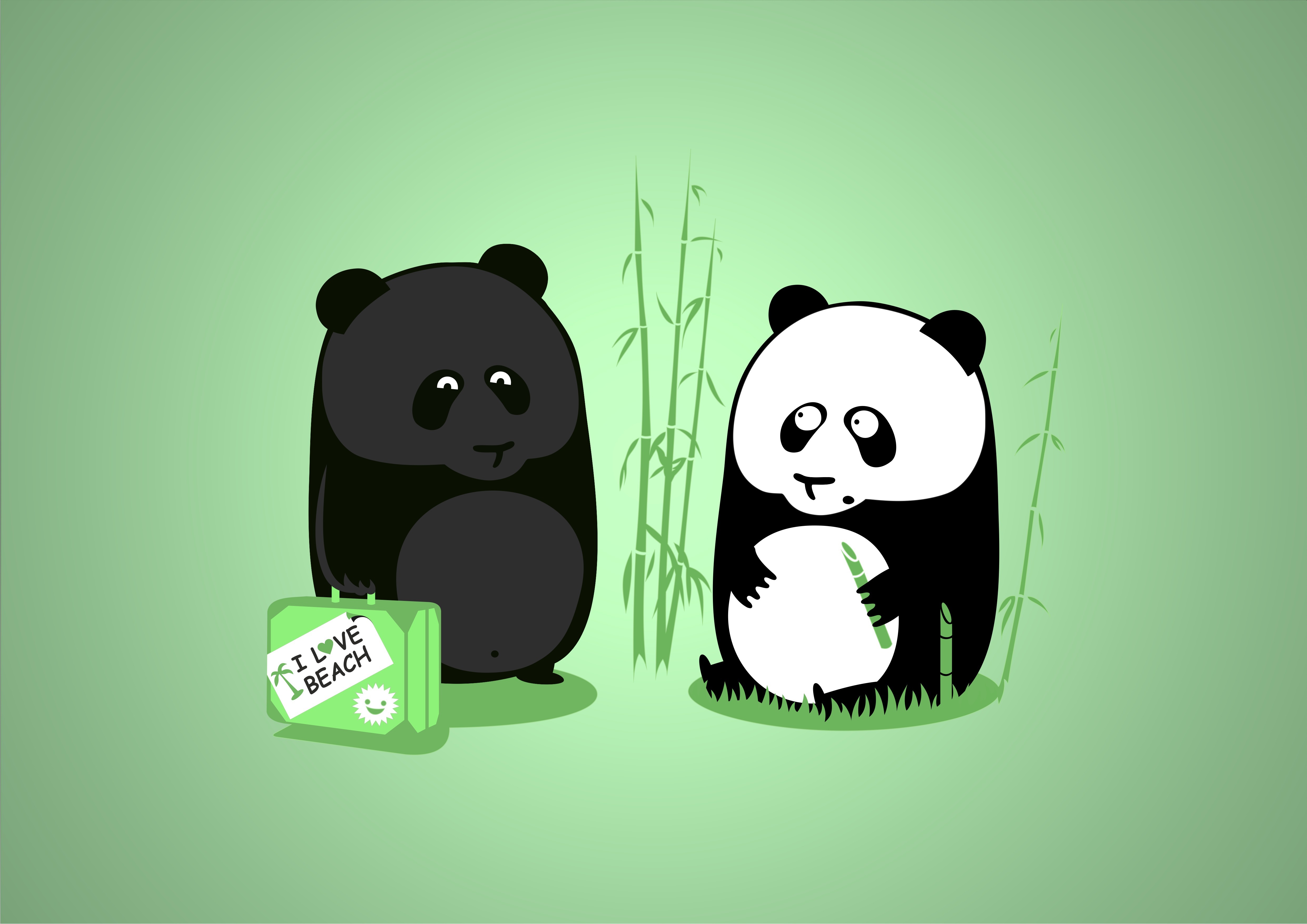 Скачать картинку Панда, Животные в телефон бесплатно.