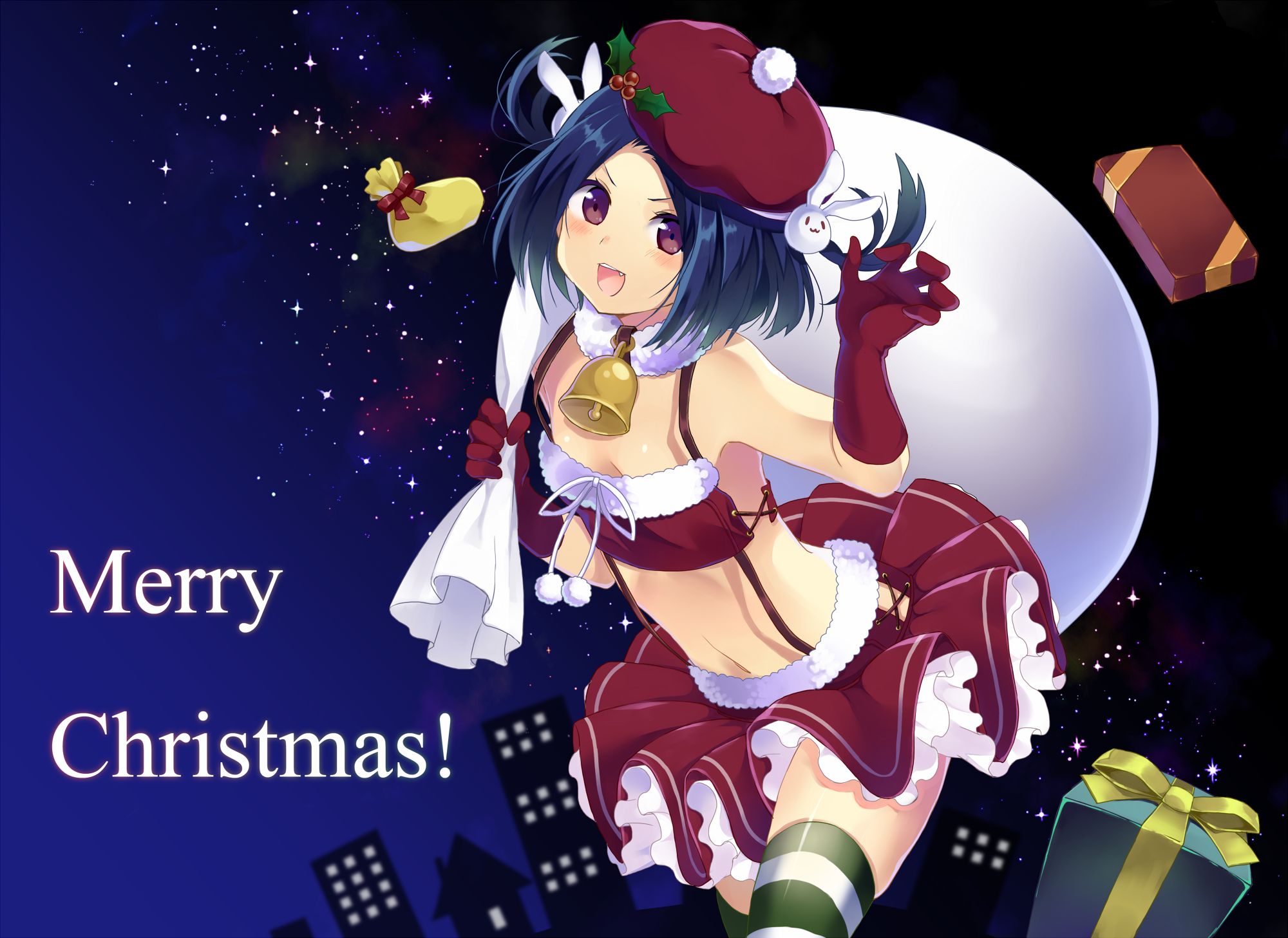 Download mobile wallpaper Anime, Christmas for free.