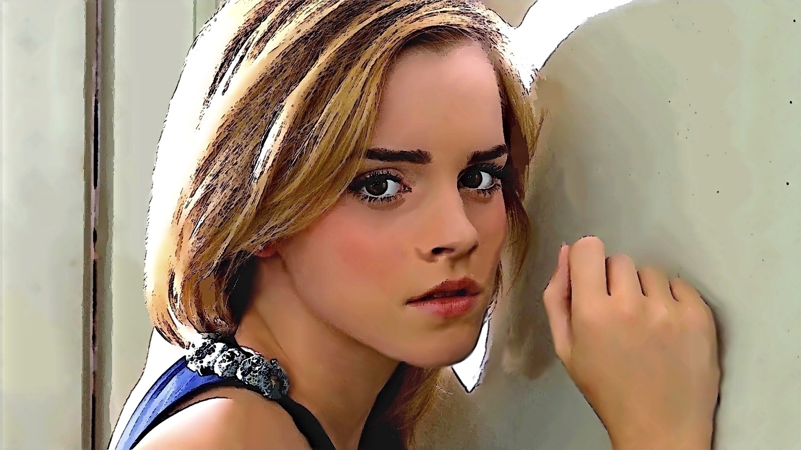 Baixar papel de parede para celular de Emma Watson, Artístico, Mulheres gratuito.