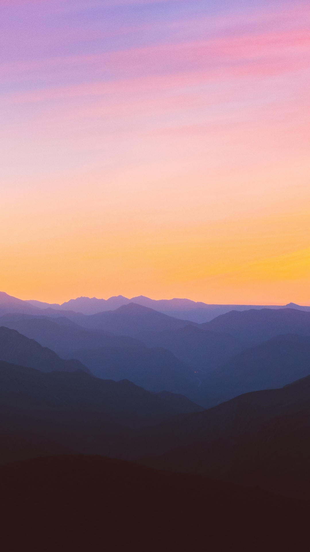 Descarga gratuita de fondo de pantalla para móvil de Montañas, Montaña, Atardecer, Tierra/naturaleza, Puesta De Sol.