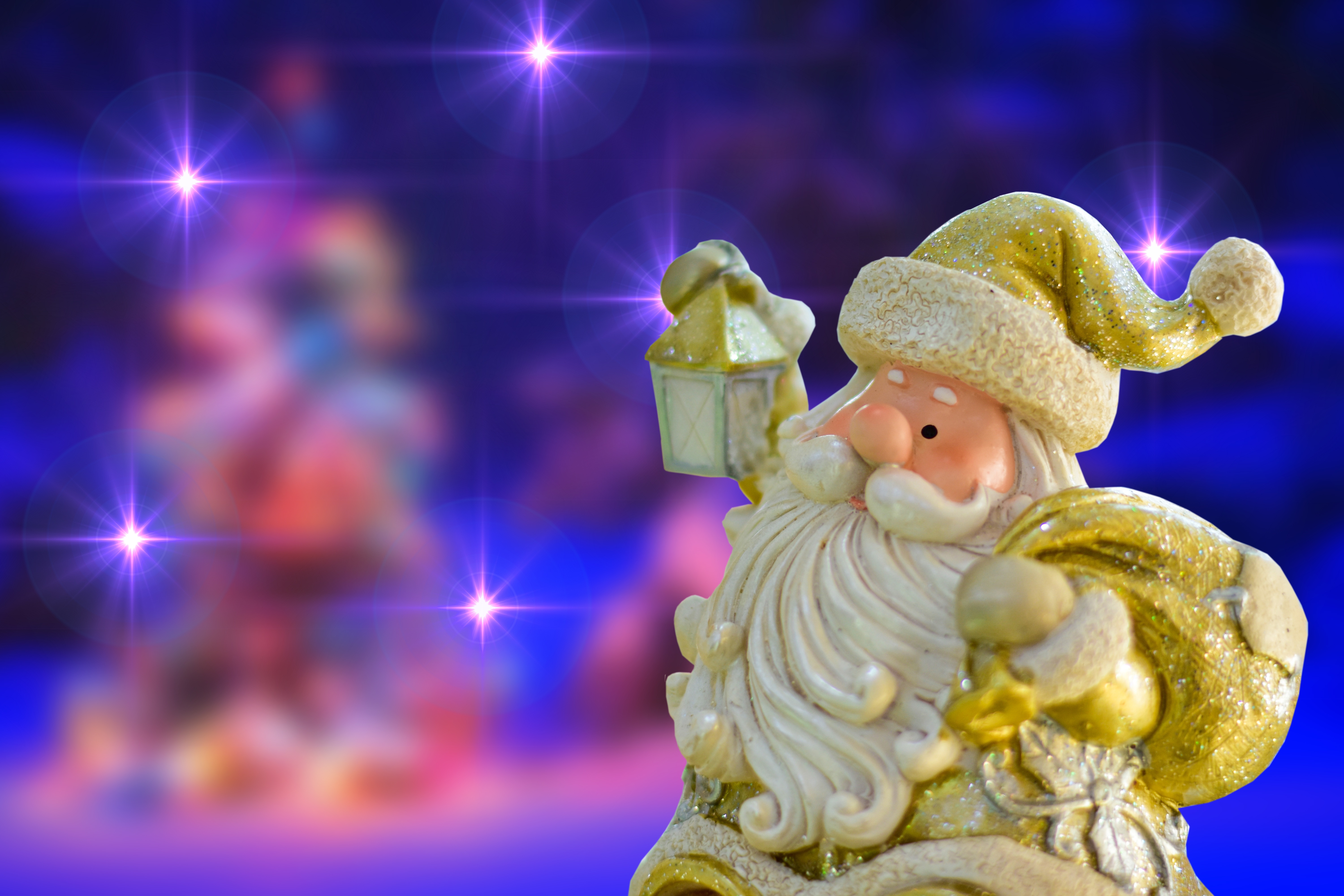 christmas, holidays, new year, jack frost, santa claus, shine, brilliance, toy, statuette