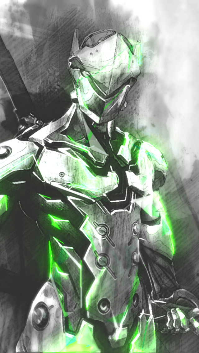 Descarga gratuita de fondo de pantalla para móvil de Overwatch, Videojuego, Genji (Supervisión), Genji Shimada.