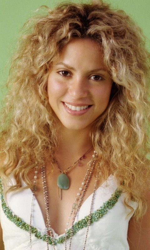 Download mobile wallpaper Music, Shakira, Singer, Blonde for free.