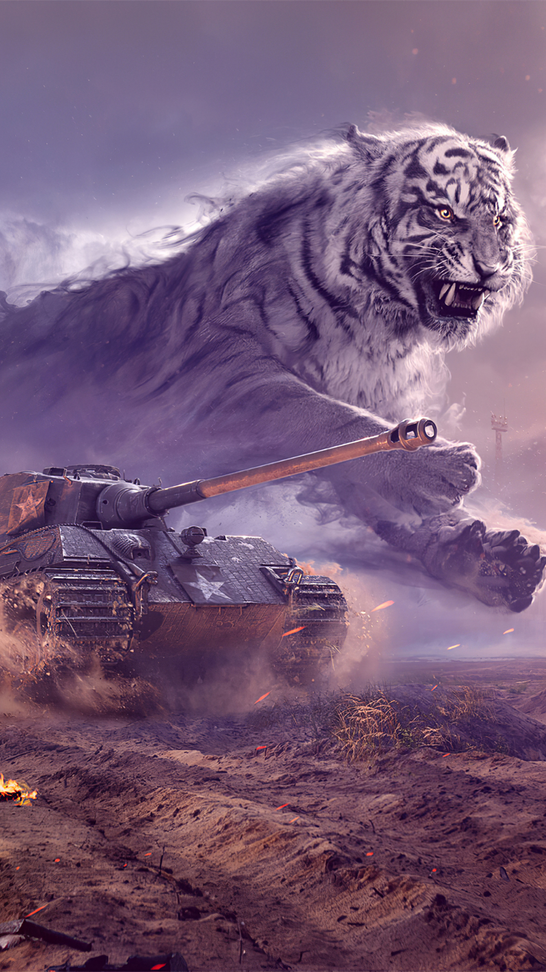 Descarga gratuita de fondo de pantalla para móvil de World Of Tanks, Tigre, Tanque, Videojuego.