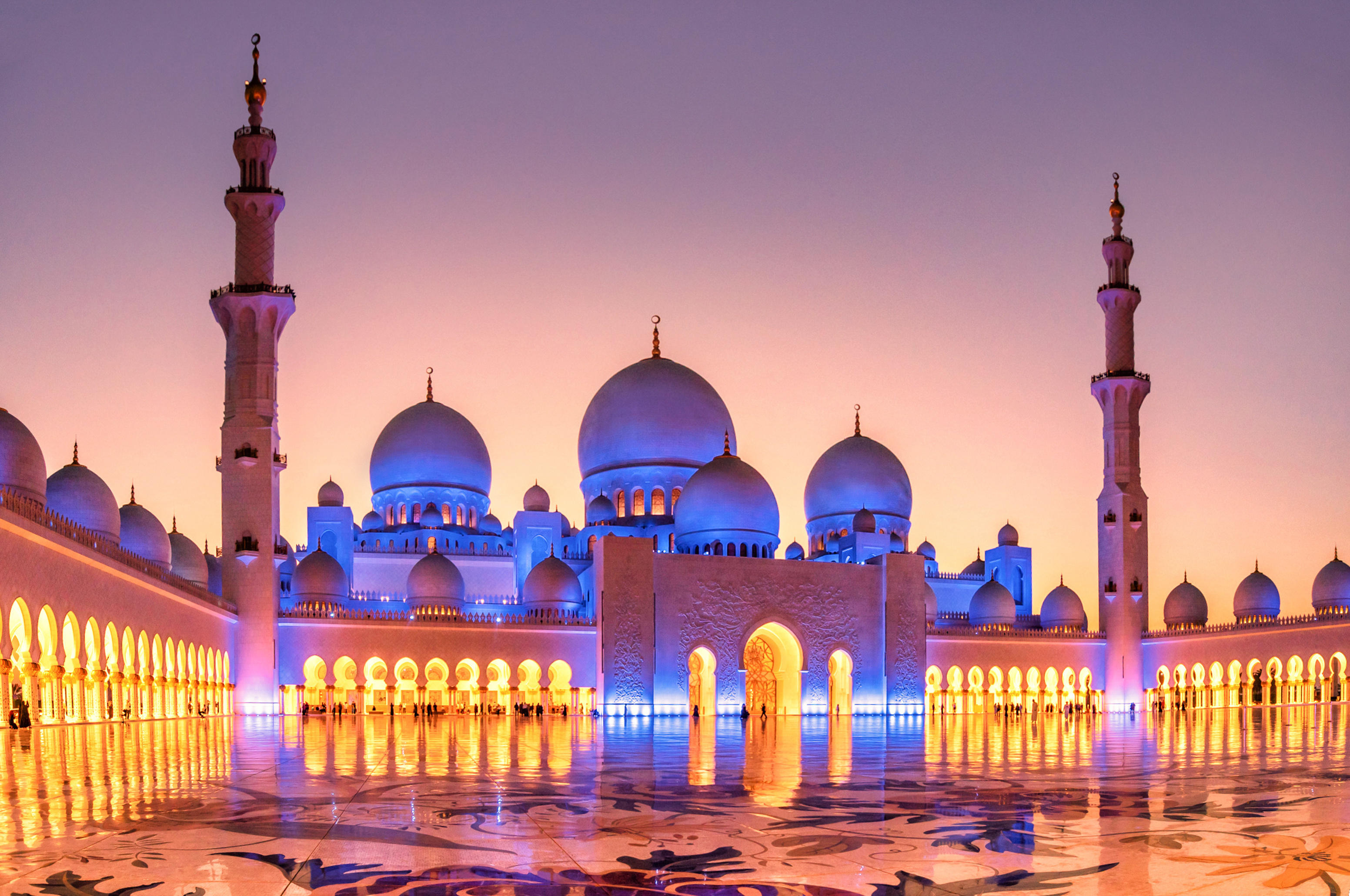 398229 Hintergrundbild herunterladen religiös, scheich zayid moschee, moscheen - Bildschirmschoner und Bilder kostenlos