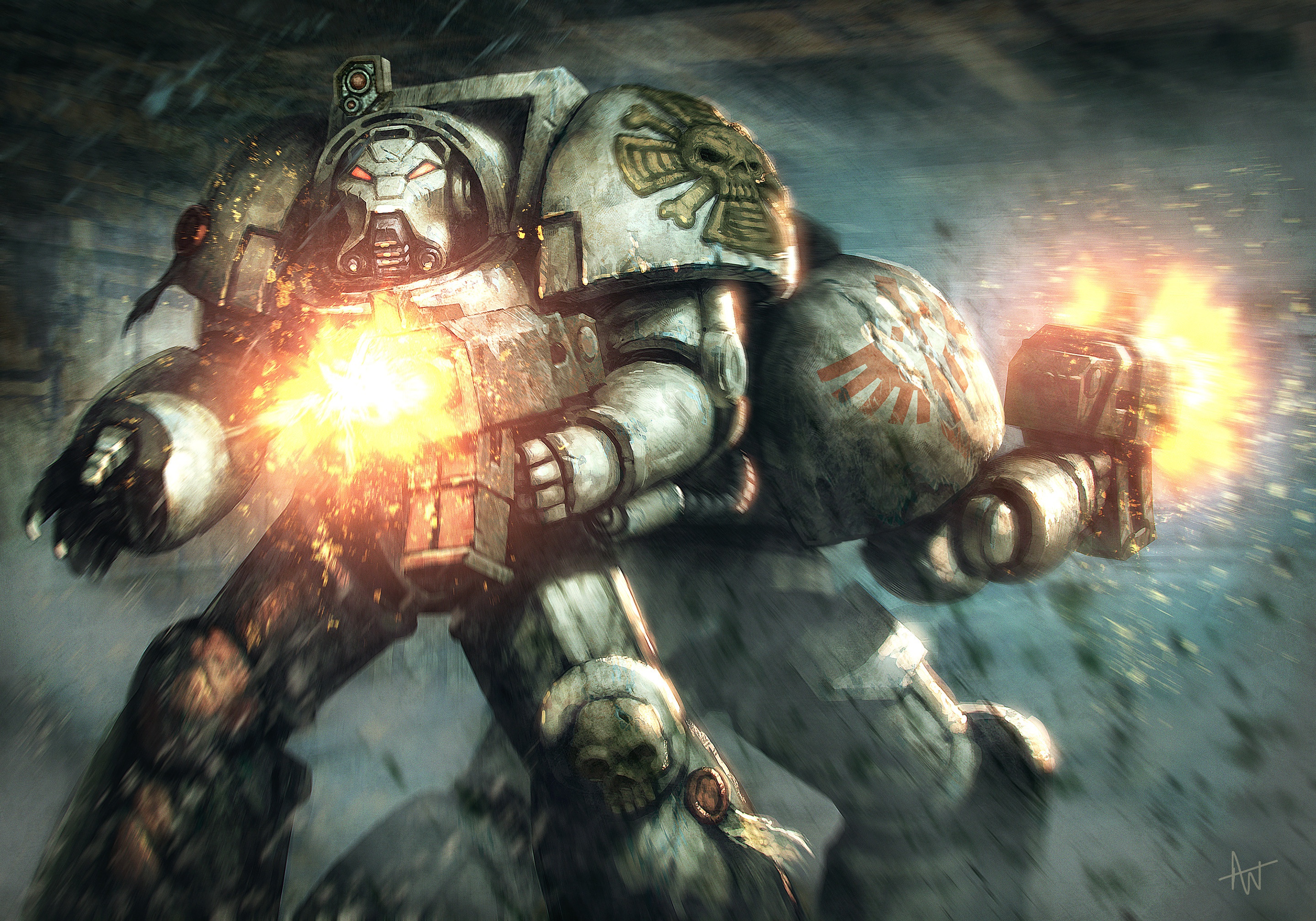 Download mobile wallpaper Warhammer, Warrior, Warhammer 40K, Video Game for free.