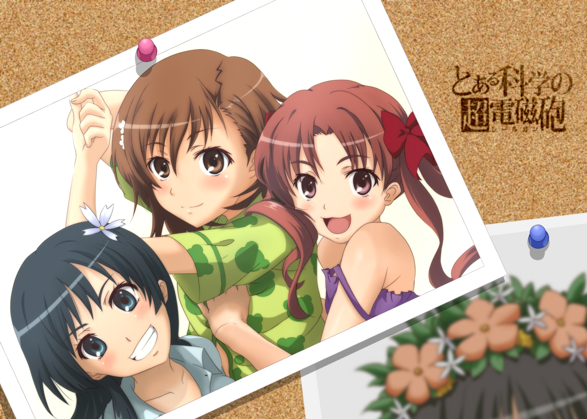 Laden Sie das Animes, Kuroko Shirai, Mikoto Misaka, To Aru Kagaku No Rêrugan, Ruiko Saten, A Certain Magical Index-Bild kostenlos auf Ihren PC-Desktop herunter