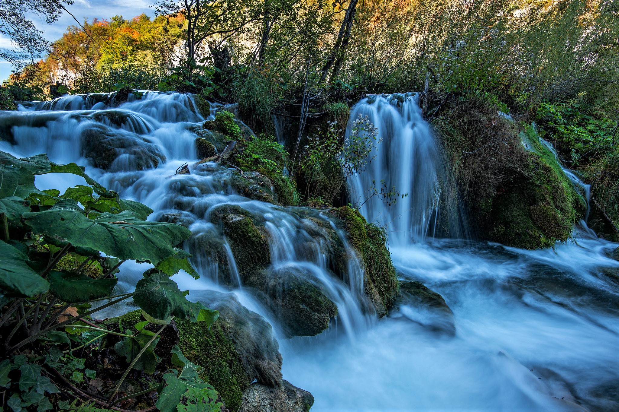 earth, waterfall, plitvice lake national park, waterfalls