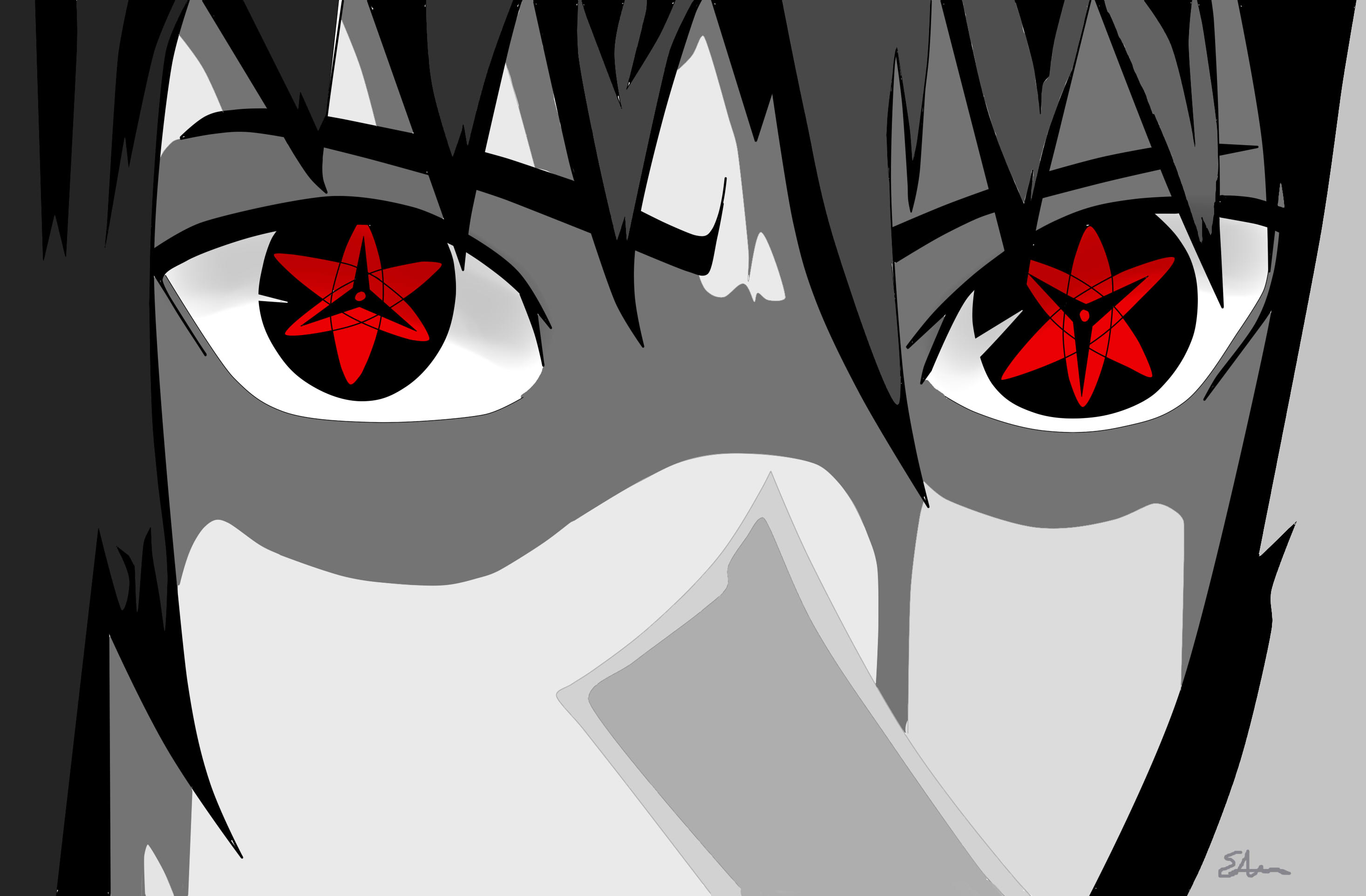 Laden Sie das Naruto, Animes, Sasuke Uchiha, Mangekyō Sharingan-Bild kostenlos auf Ihren PC-Desktop herunter