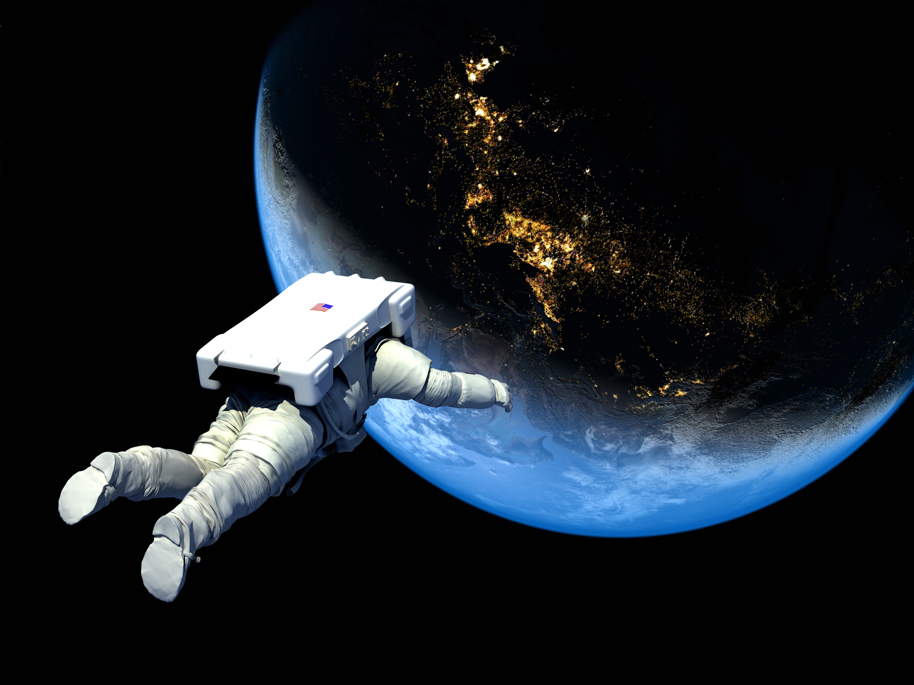 Descarga gratuita de fondo de pantalla para móvil de Estrellas, Tierra, Espacio, Ciencia Ficción, Cosmos, Astronauta.