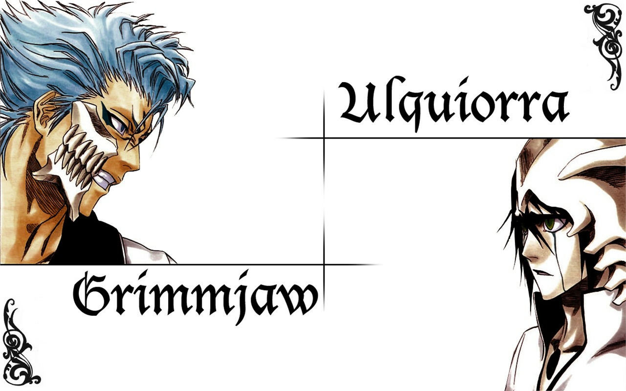 Download mobile wallpaper Anime, Bleach, Ulquiorra Cifer, Grimmjow Jaegerjaquez for free.