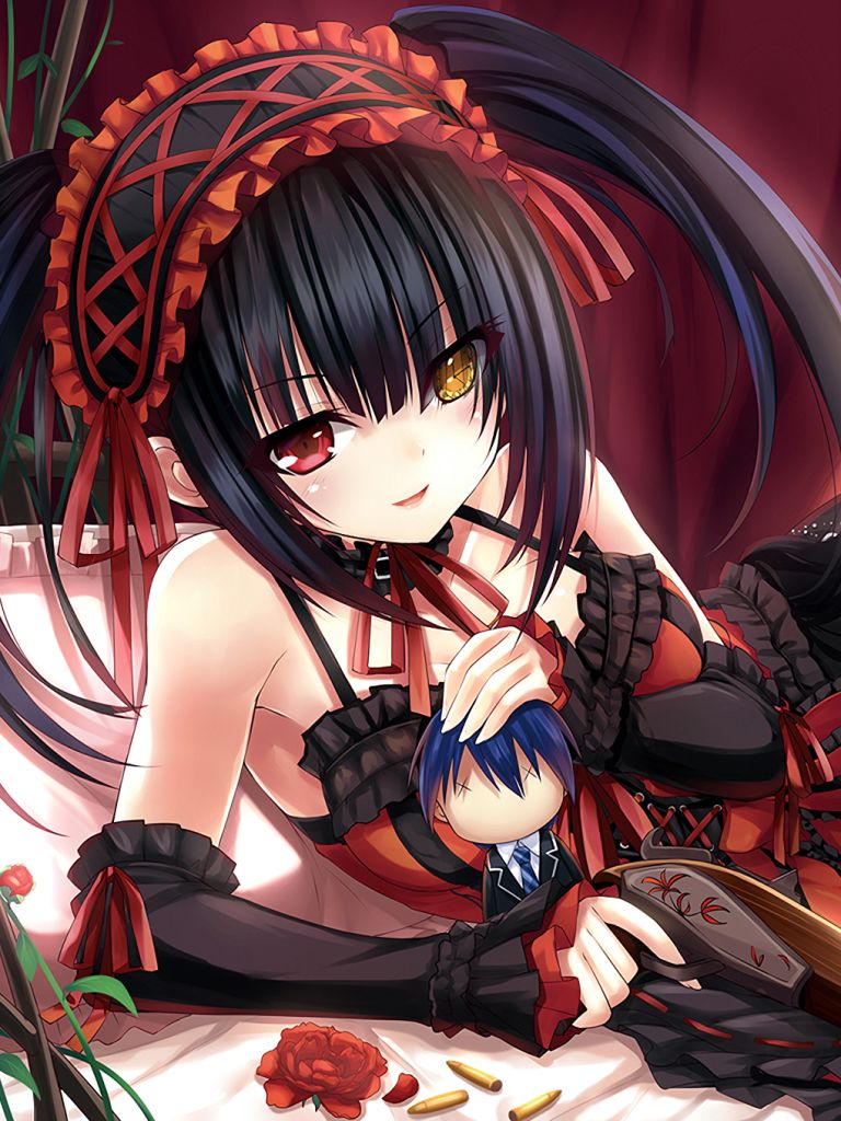 Download mobile wallpaper Anime, Date A Live, Kurumi Tokisaki for free.