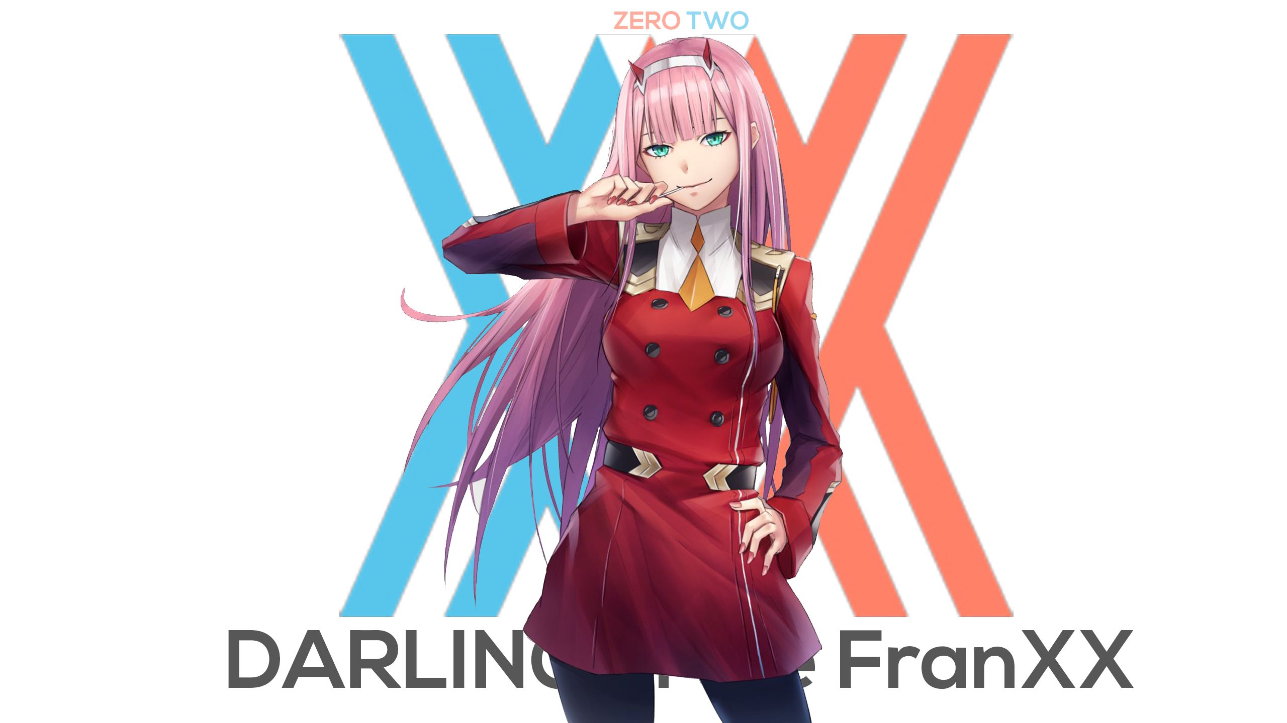 Handy-Wallpaper Animes, Darling In The Franxx, Zero Two (Liebling Im Franxx) kostenlos herunterladen.