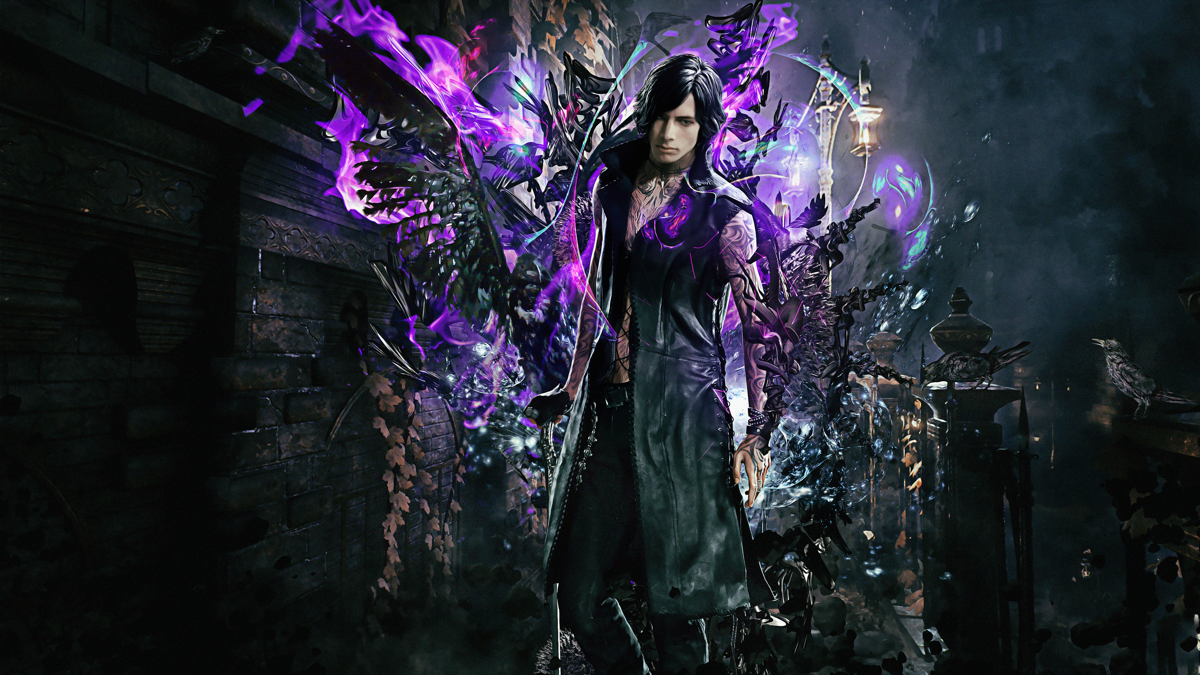devil may cry 5, video game, v (devil may cry), devil may cry