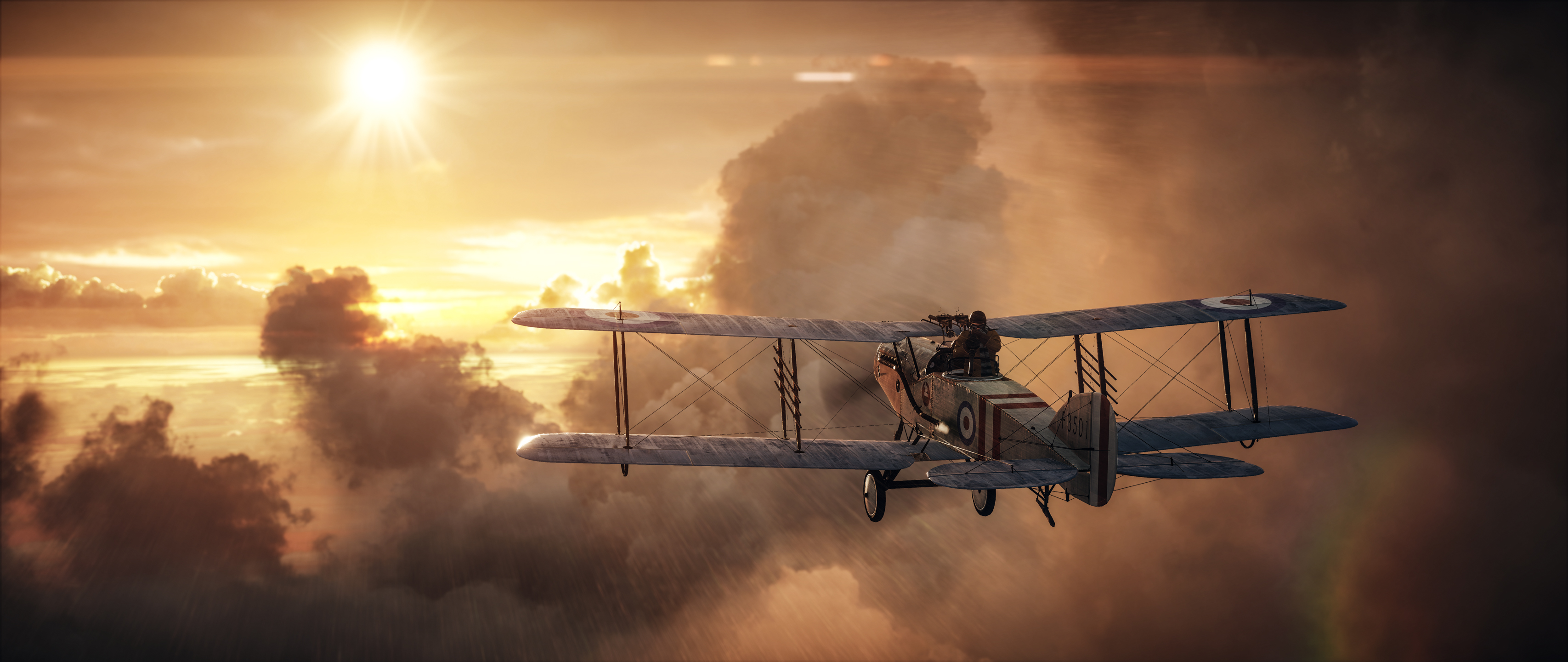 Download mobile wallpaper Battlefield, Cloud, Aircraft, Video Game, Battlefield 1 for free.