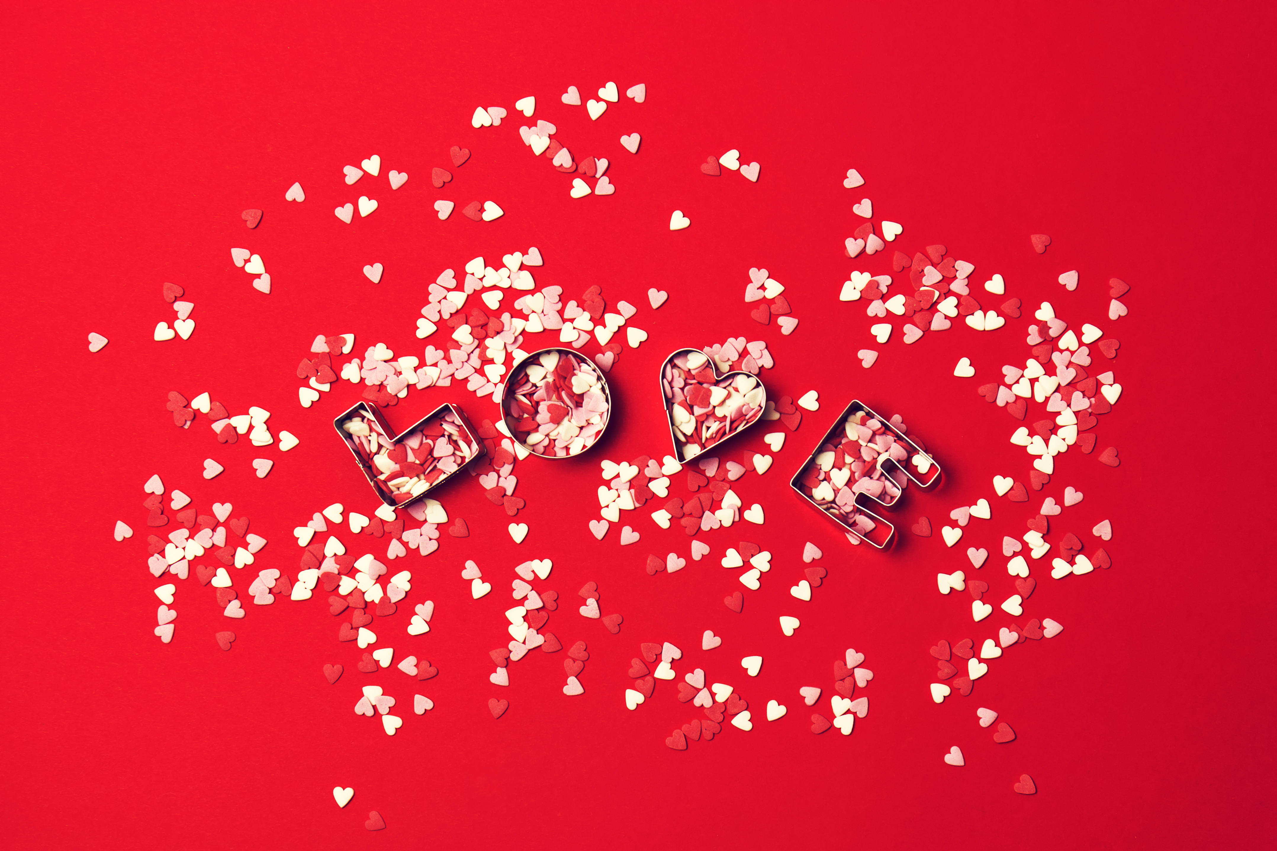 PCデスクトップに花弁, 愛する, バレンタイン・デー, 心臓, ホリデー画像を無料でダウンロード