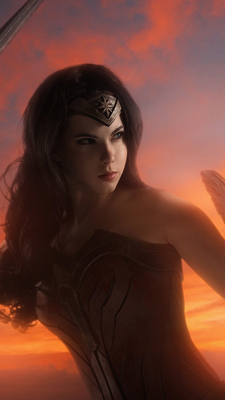 Download mobile wallpaper Women, Wonder Woman, Cosplay for free.