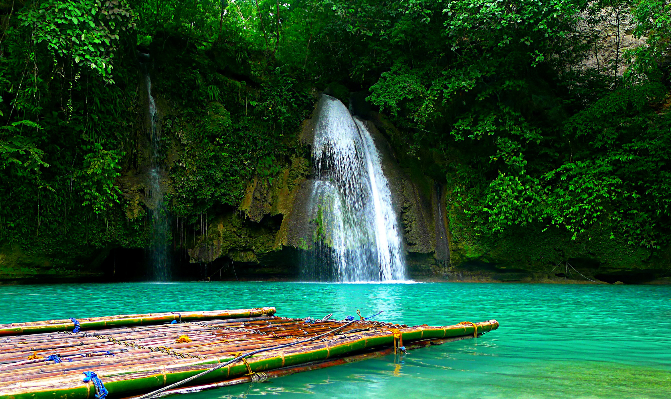 Download mobile wallpaper Waterfalls, Lake, Waterfall, Tree, Earth for free.