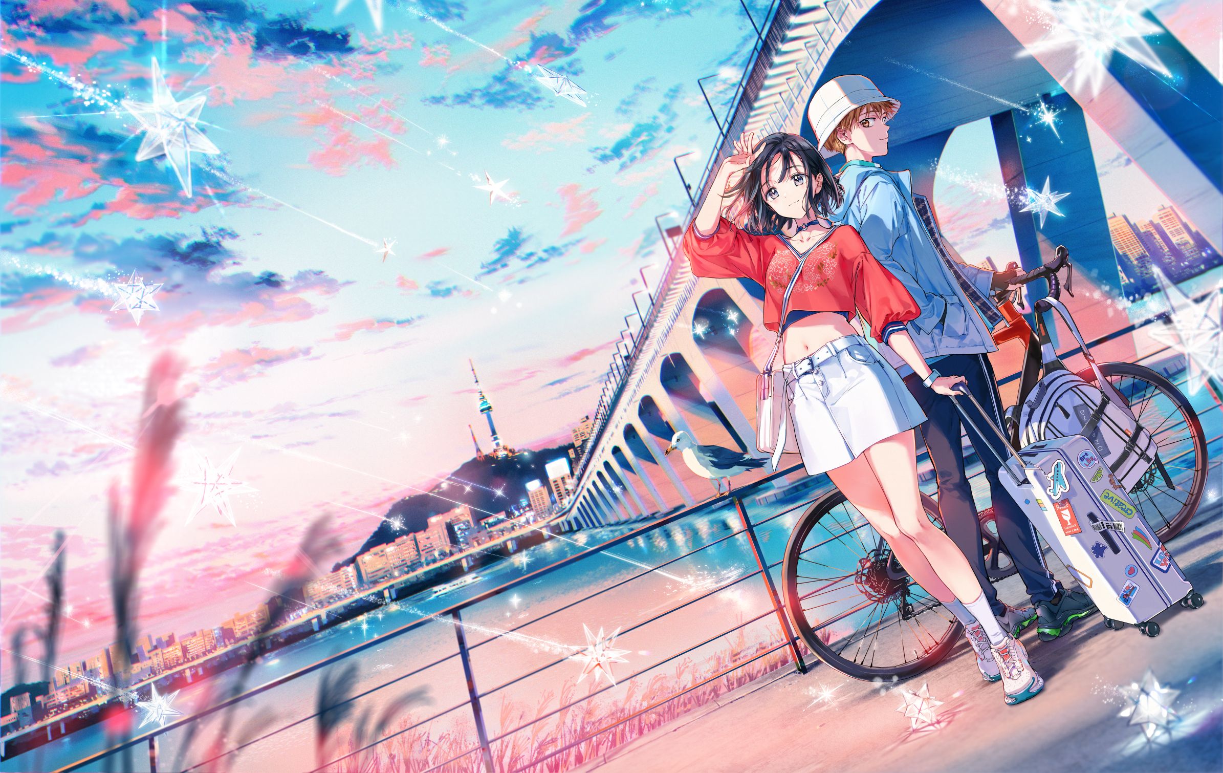 Laden Sie das Freunde, Animes-Bild kostenlos auf Ihren PC-Desktop herunter