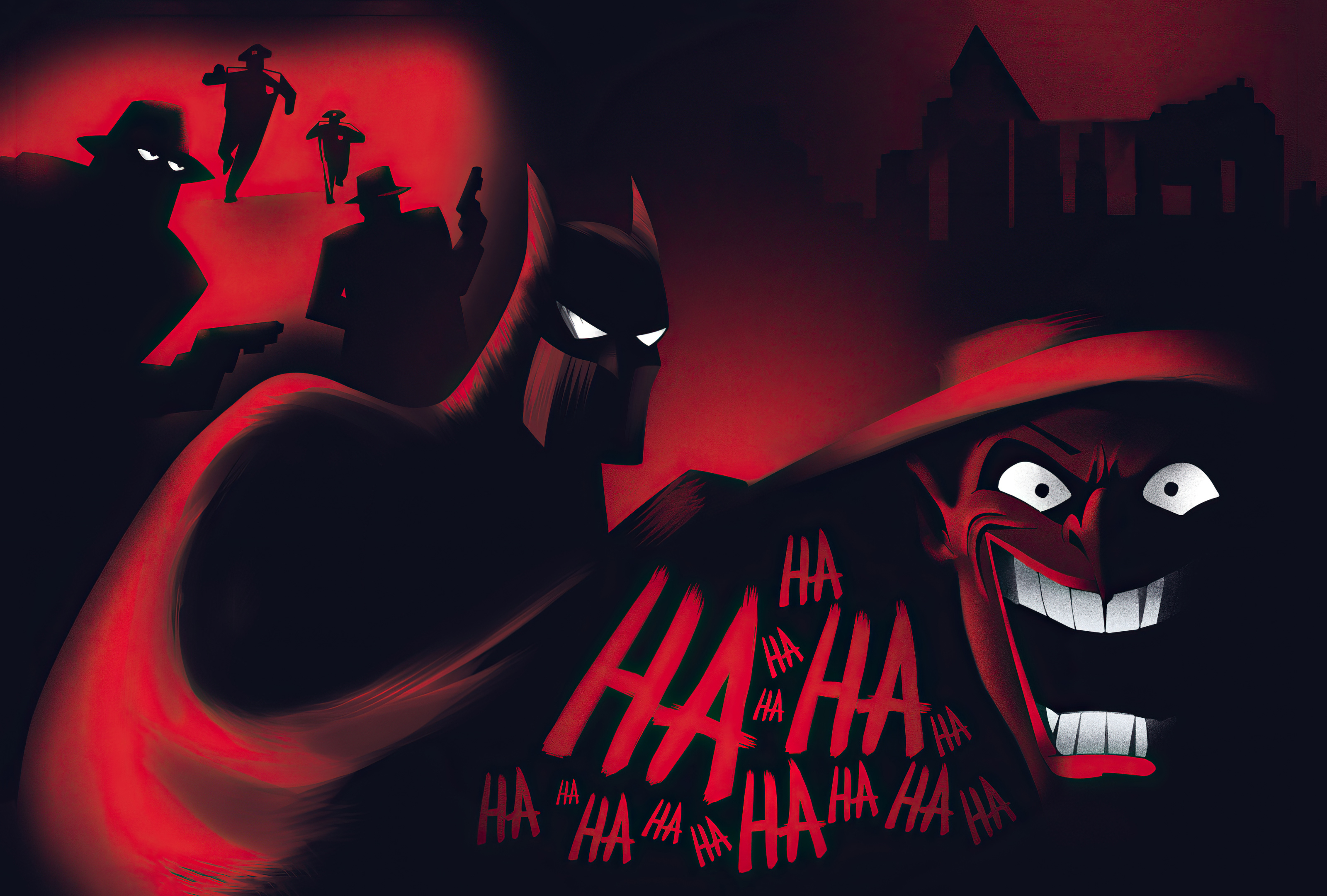 484012 baixar papel de parede programa de tv, batman: a série animada, homem morcego, dc comics, coringa, ordenança - protetores de tela e imagens gratuitamente