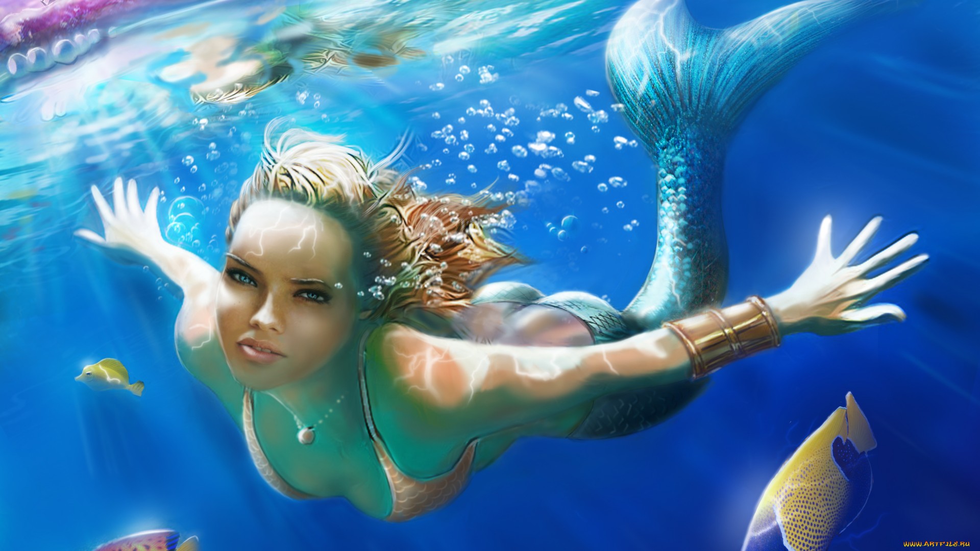 Download mobile wallpaper Fantasy, Mermaid for free.