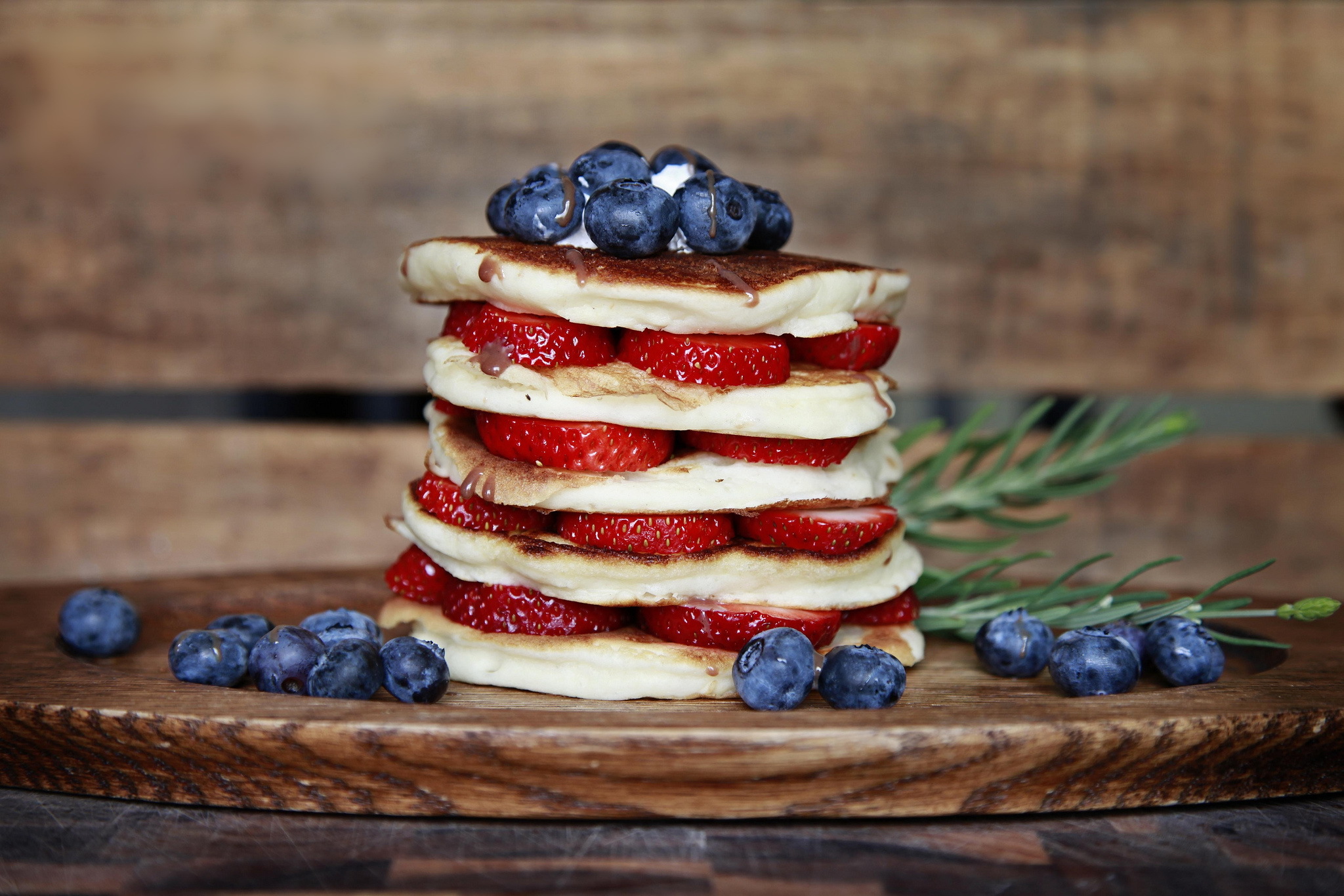 Free download wallpaper Food, Strawberry, Blueberry, Berry, Breakfast, Pancake on your PC desktop