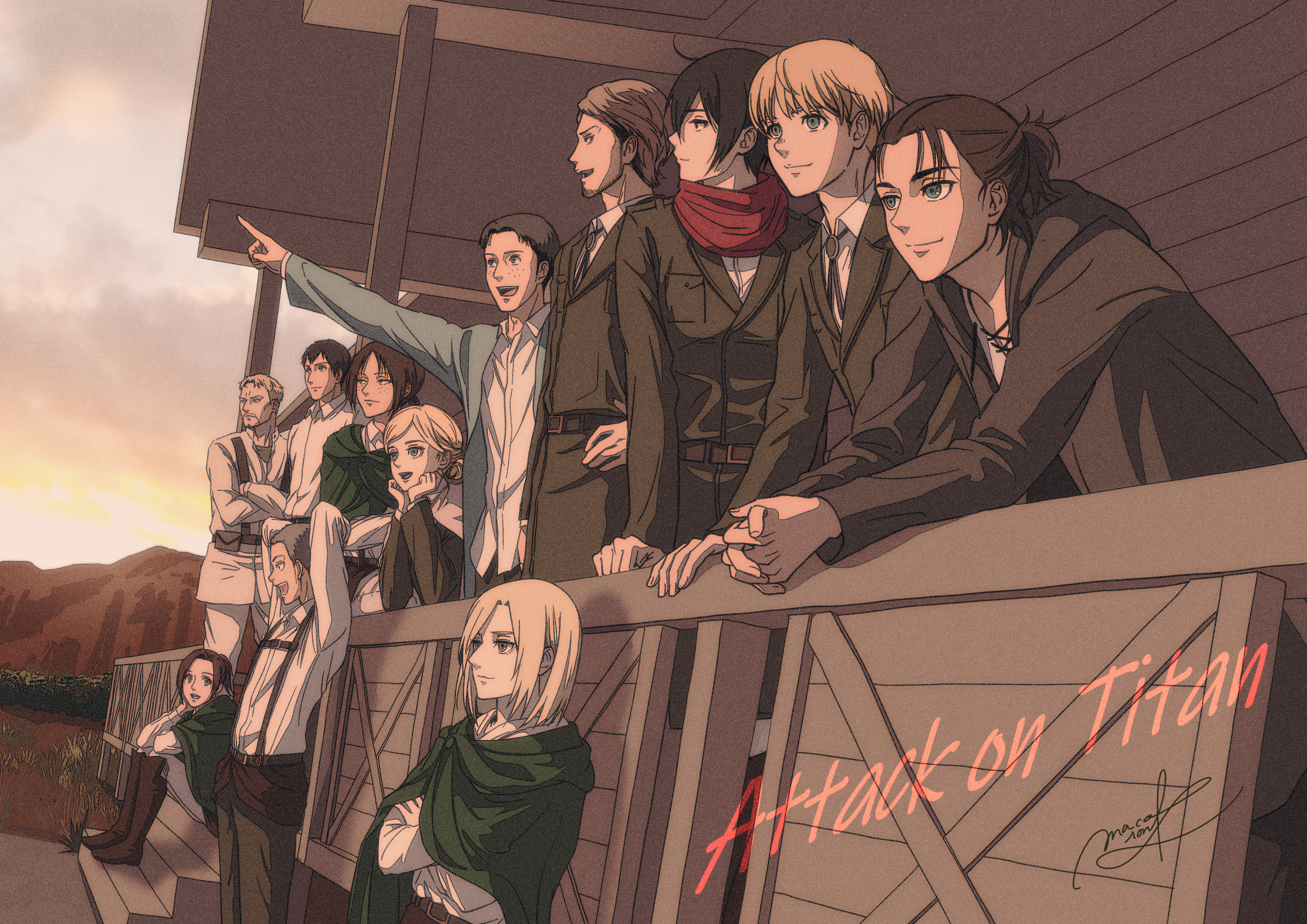 Handy-Wallpaper Animes, Attack On Titan kostenlos herunterladen.