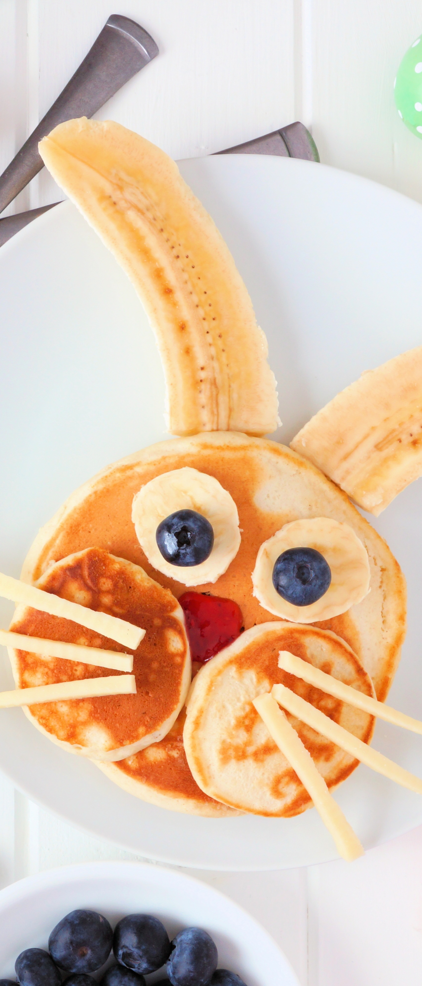 Download mobile wallpaper Food, Breakfast, Pancake, Bunny for free.