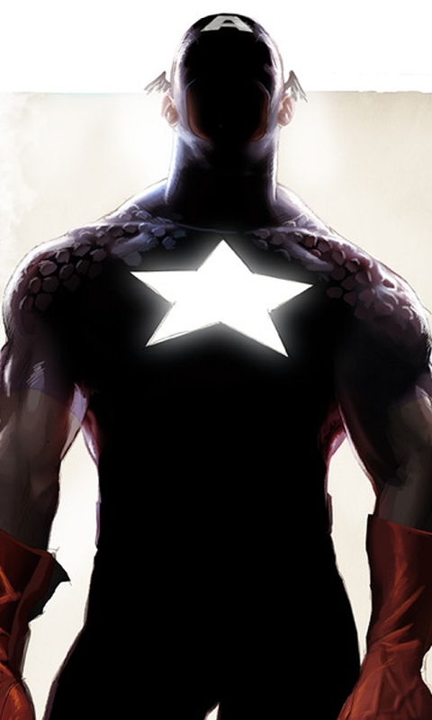 Handy-Wallpaper Captain America, Comics kostenlos herunterladen.