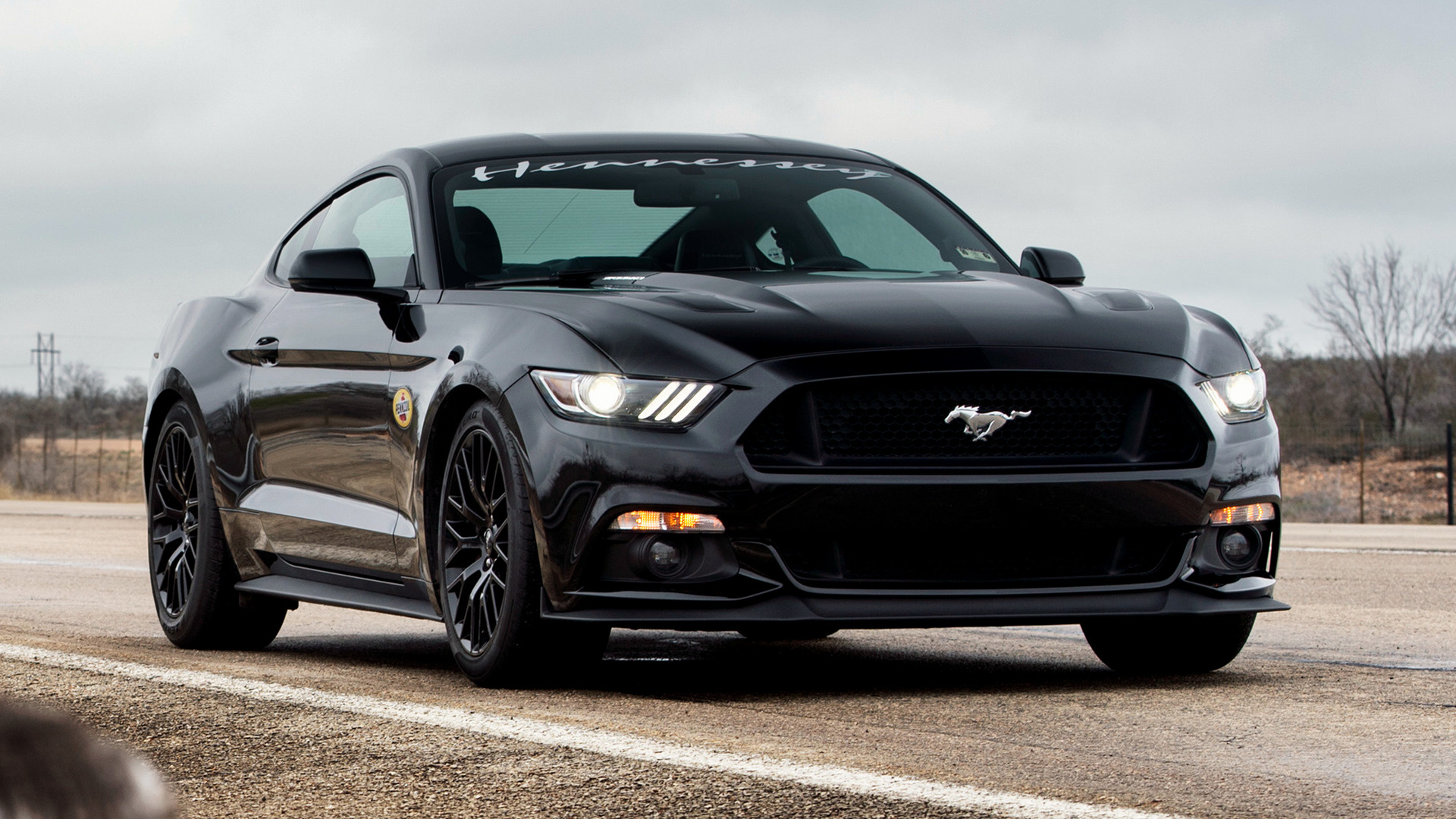 Free download wallpaper Tuning, Car, Muscle Car, Vehicles, Black Car, Coupé, Hennessey Mustang Gt on your PC desktop