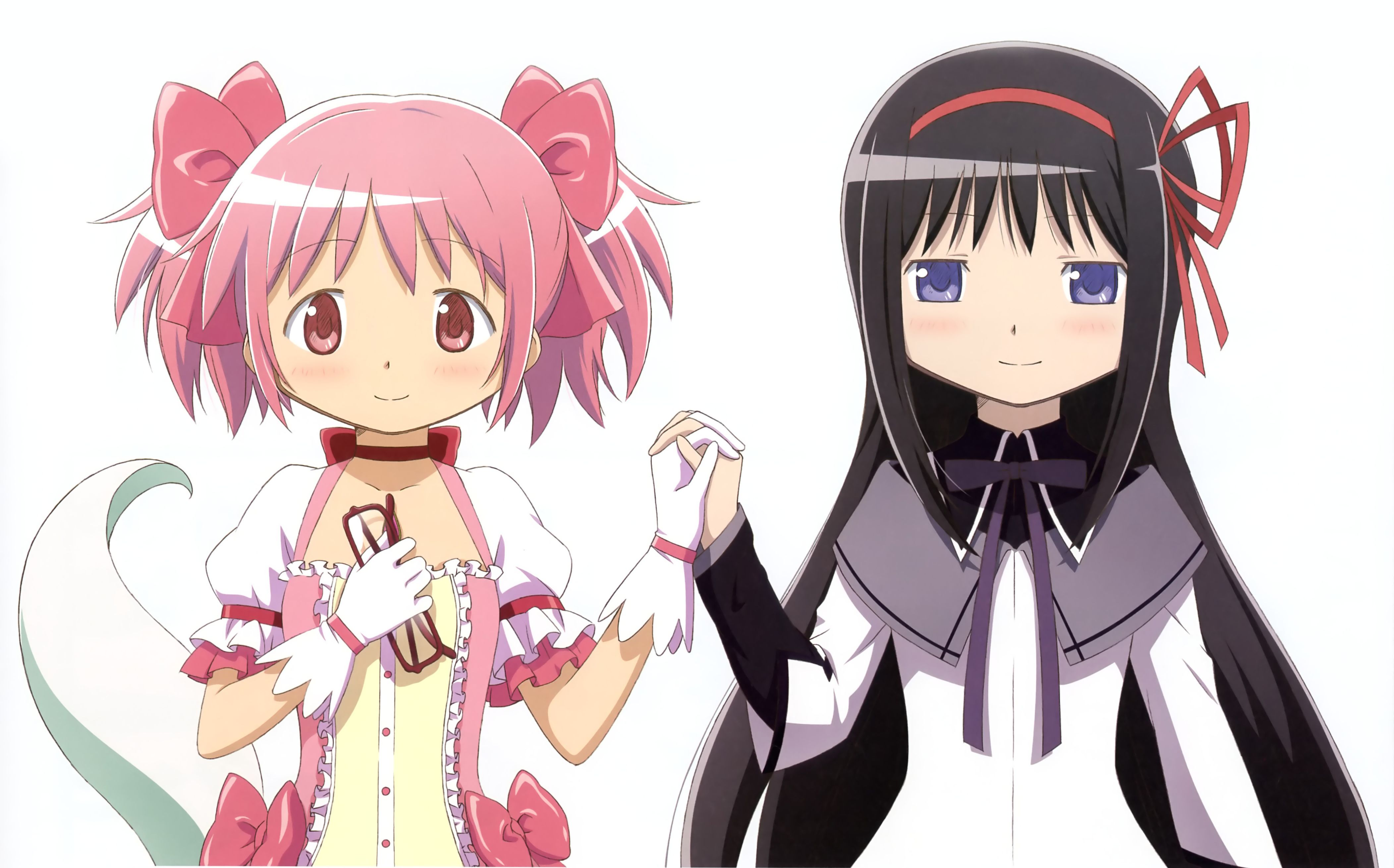 Téléchargez gratuitement l'image Animé, Puella Magi Madoka Magica, Homura Akemi, Madoka Kaname sur le bureau de votre PC