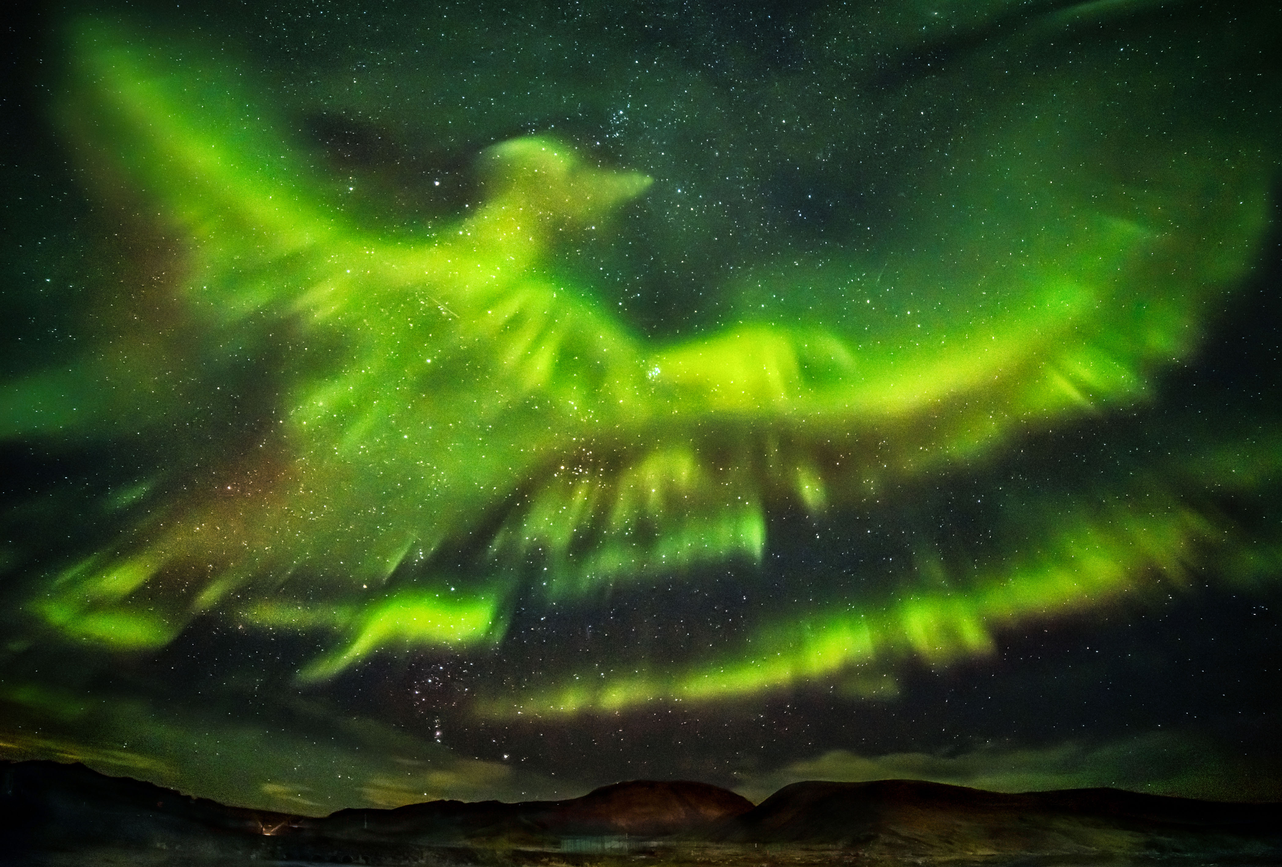 Téléchargez gratuitement l'image Etoiles, Nuit, Lumière, Aurore Boréale, Ciel, Terre/nature sur le bureau de votre PC