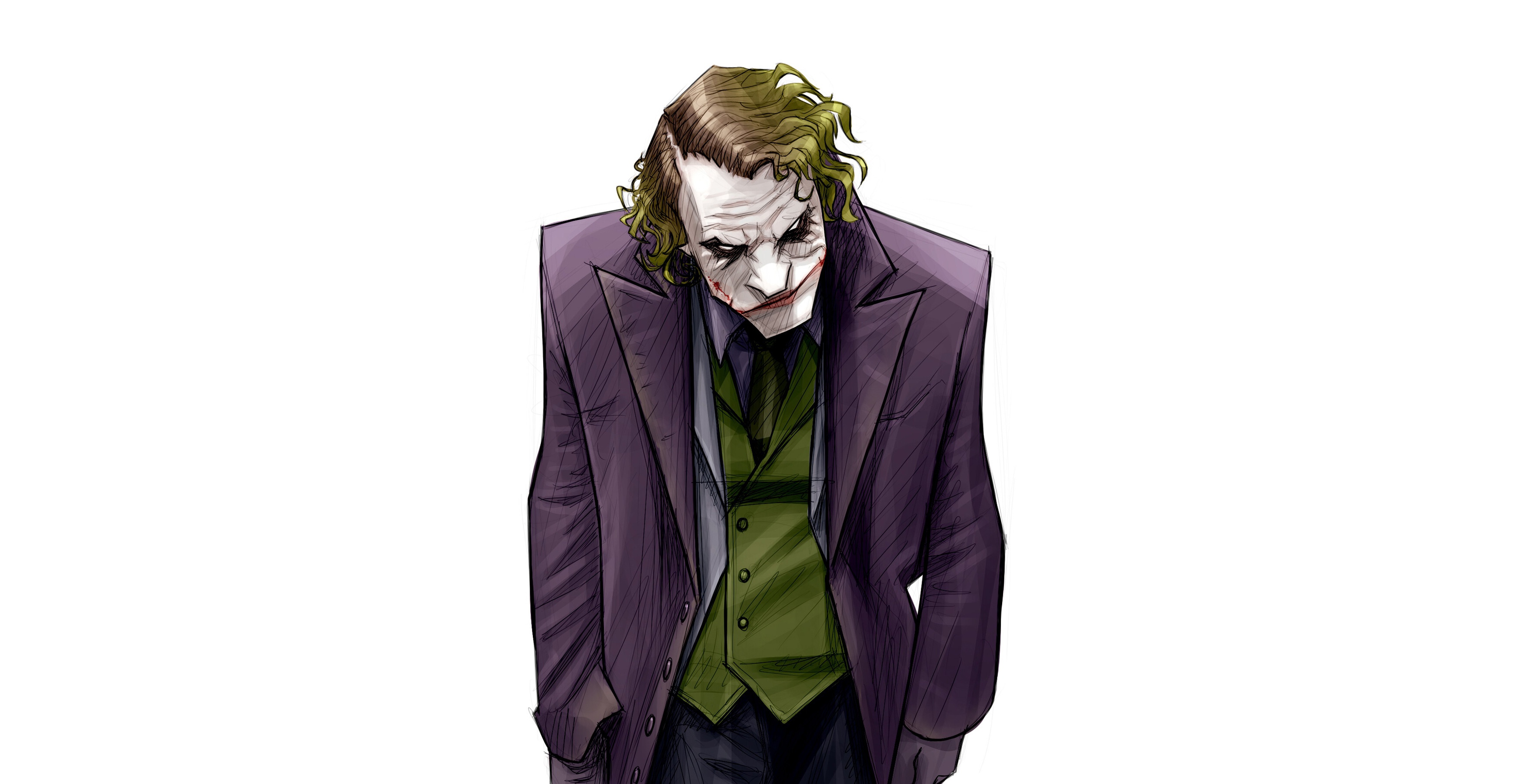 Handy-Wallpaper Joker, Filme, The Batman, The Dark Knight kostenlos herunterladen.