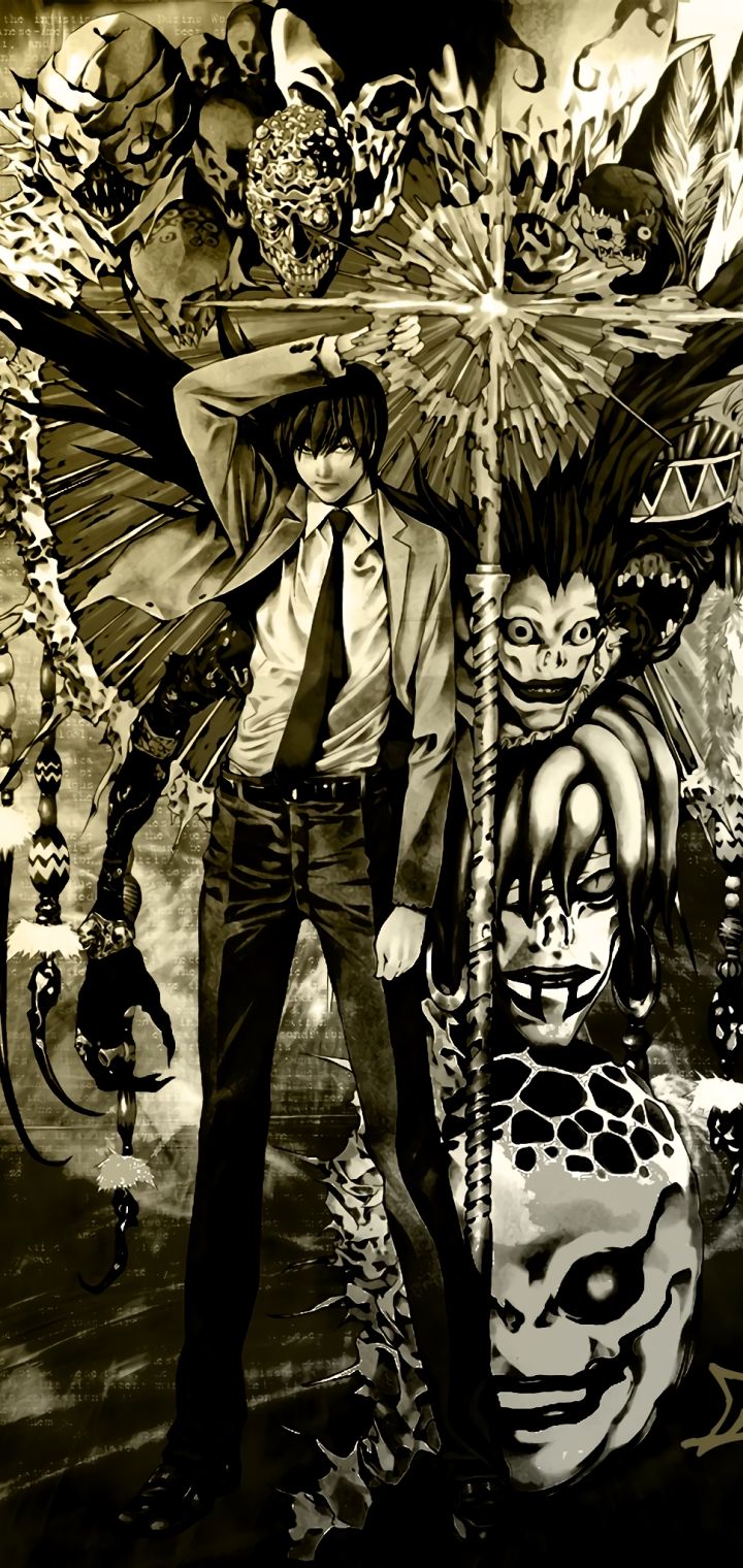 Descarga gratuita de fondo de pantalla para móvil de Death Note, Animado.