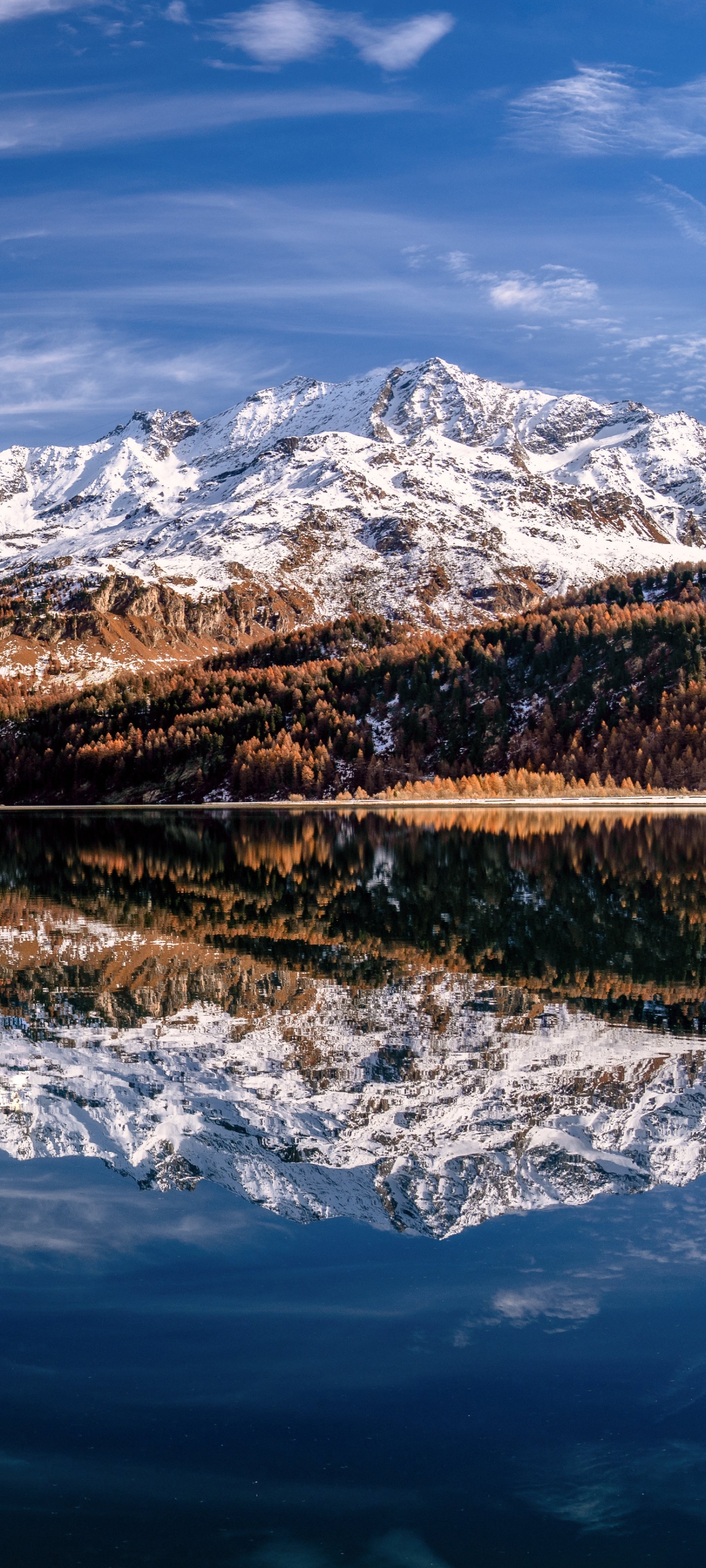 Handy-Wallpaper Natur, Berg, See, Alpen, Schweiz, Gebirge, Erde/natur, Spiegelung kostenlos herunterladen.