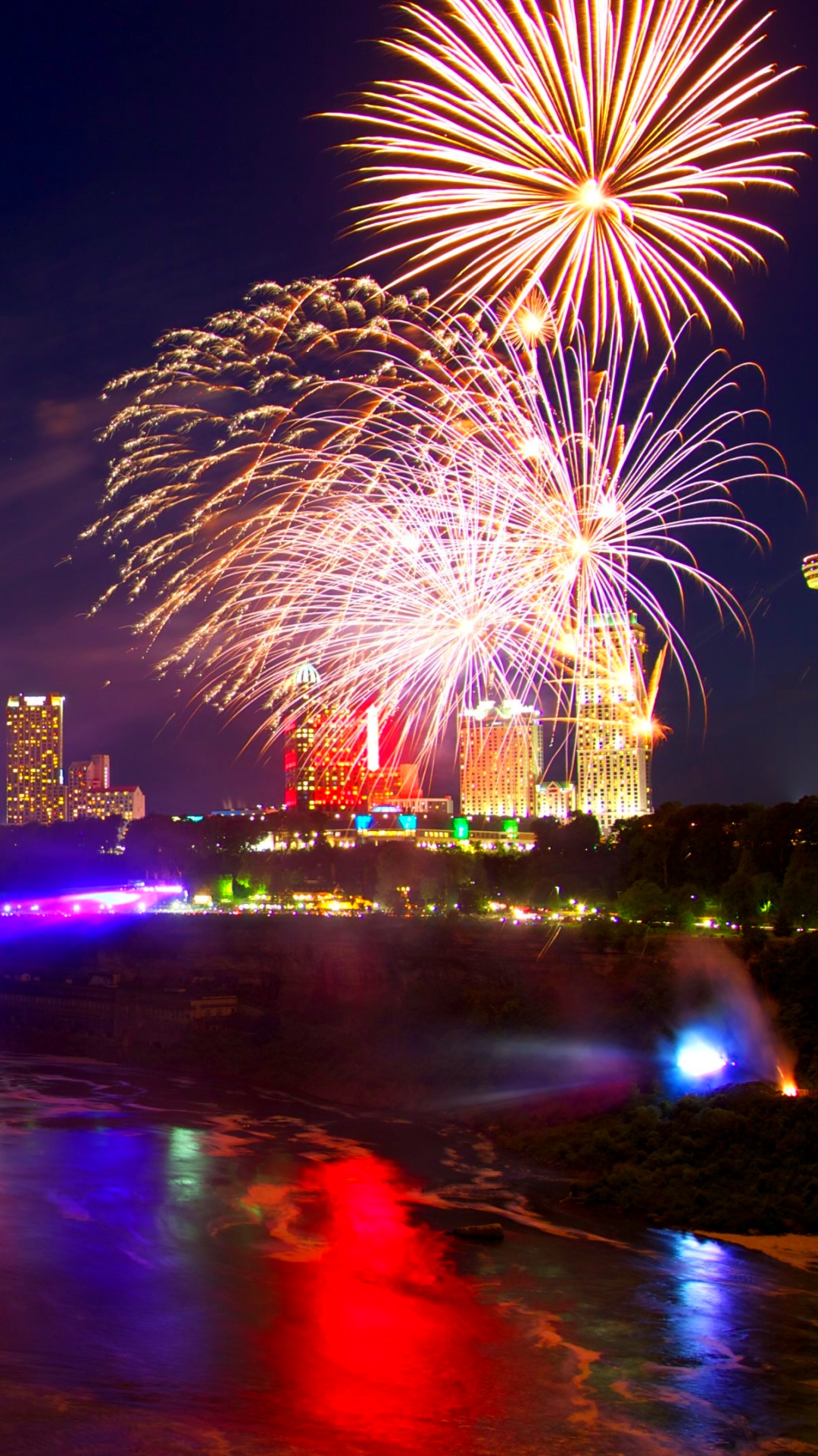 Handy-Wallpaper Feuerwerk, Fotografie, Nacht kostenlos herunterladen.