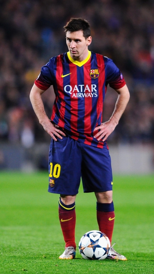 Download mobile wallpaper Sports, Soccer, Fc Barcelona, Lionel Messi, Xavier Hernandez for free.
