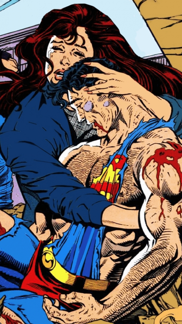 1098063 скачать обои комиксы, смерть супермена, супермен - заставки и картинки бесплатно
