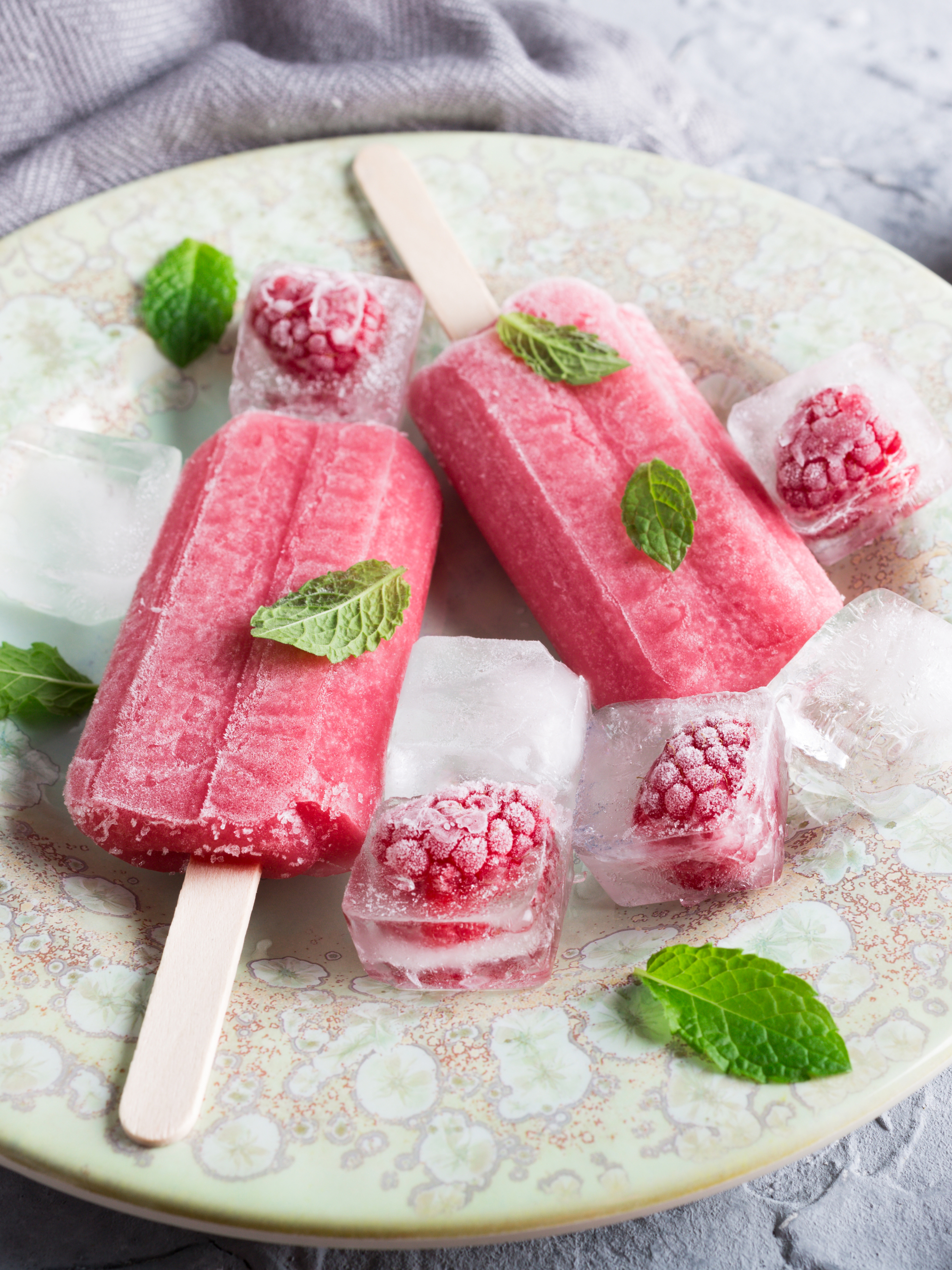 Download mobile wallpaper Food, Raspberry, Ice Cream, Still Life, Berry, Fruit, Ice Cube for free.