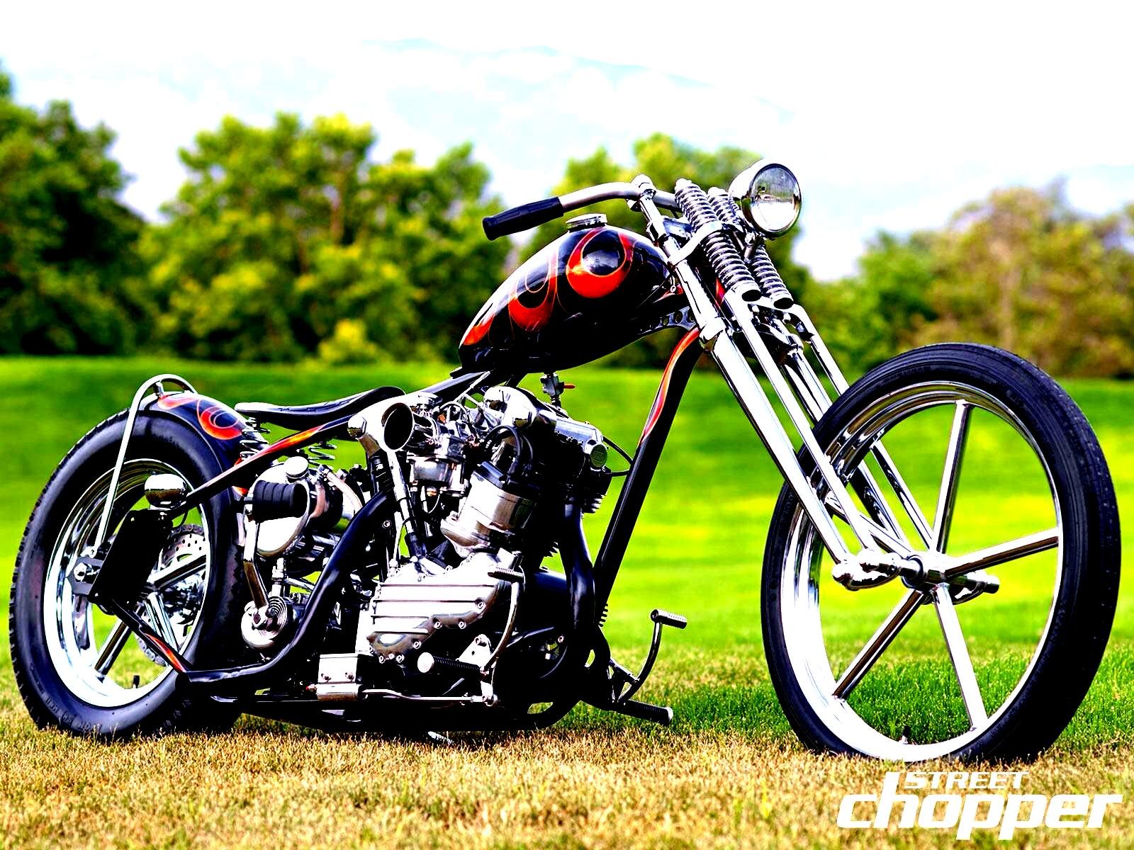 Free download wallpaper Motorcycle, Chopper, Vehicles on your PC desktop