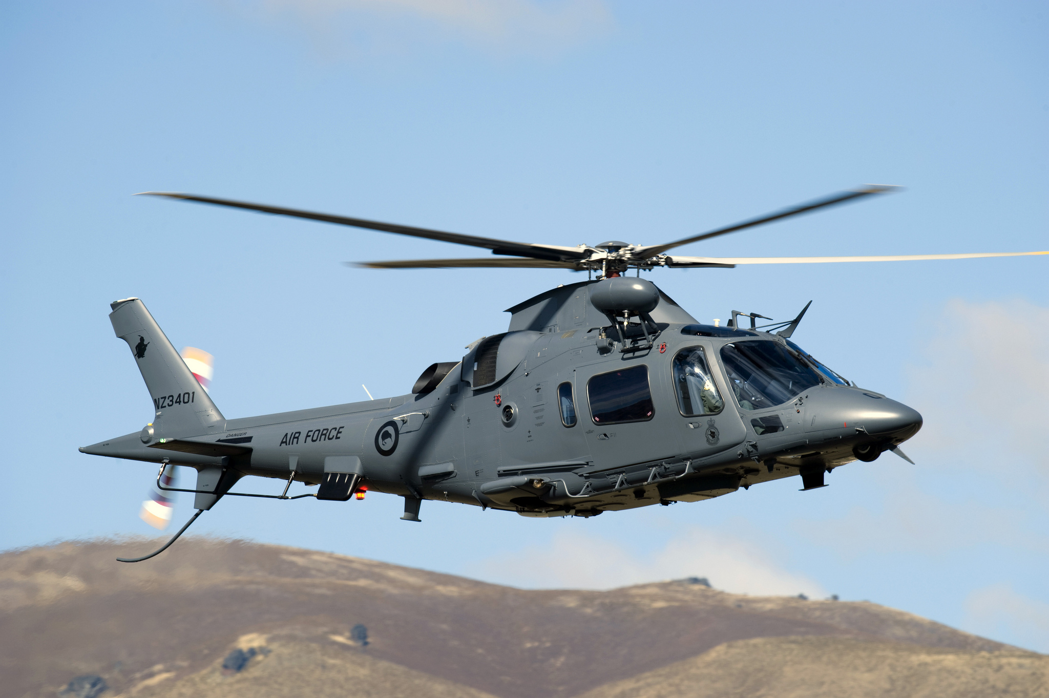 Download mobile wallpaper Helicopter, Military, Air Force, Agustawestland Aw109, Military Helicopters for free.