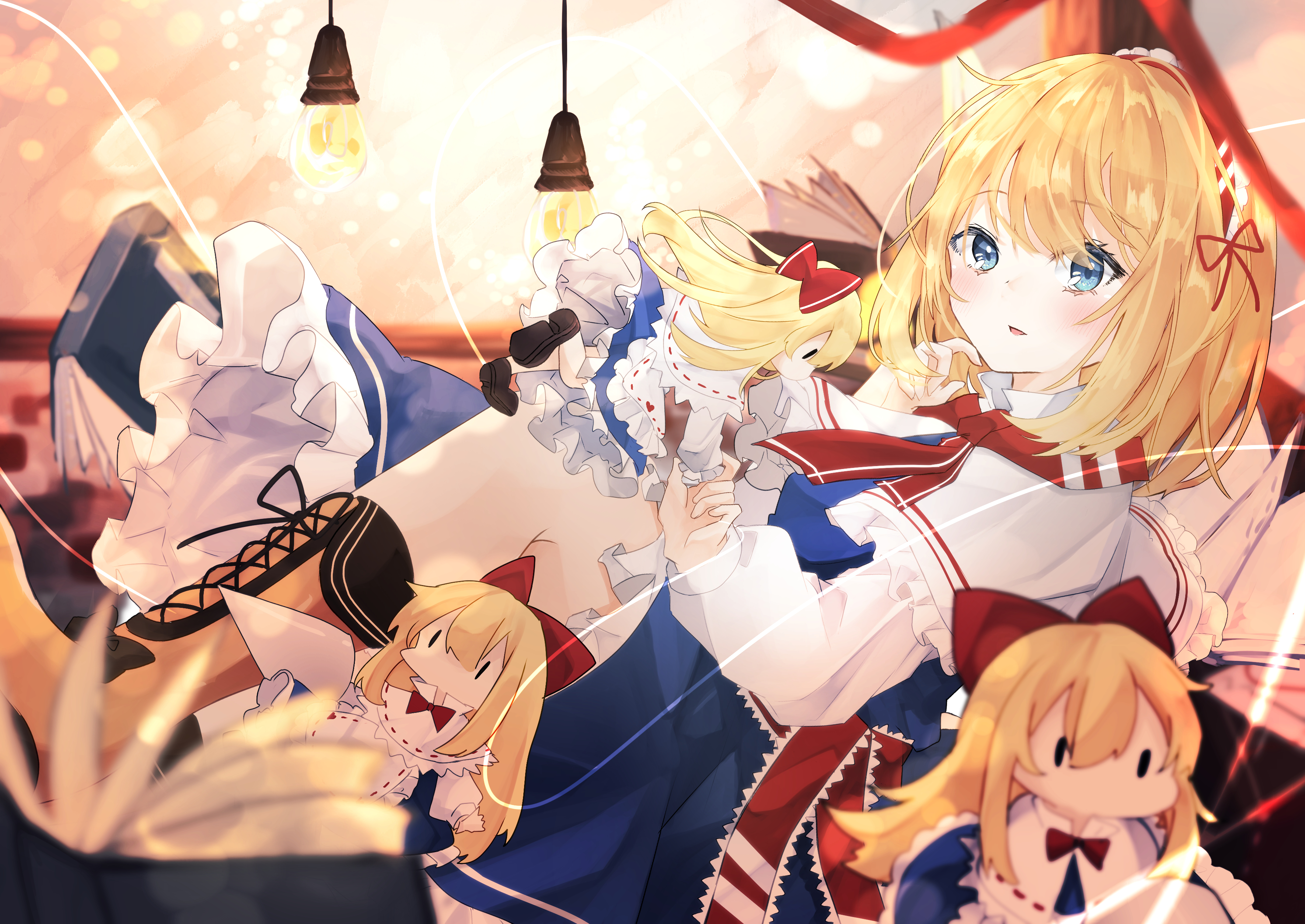 Download mobile wallpaper Anime, Touhou, Alice Margatroid, Shanghai Doll for free.