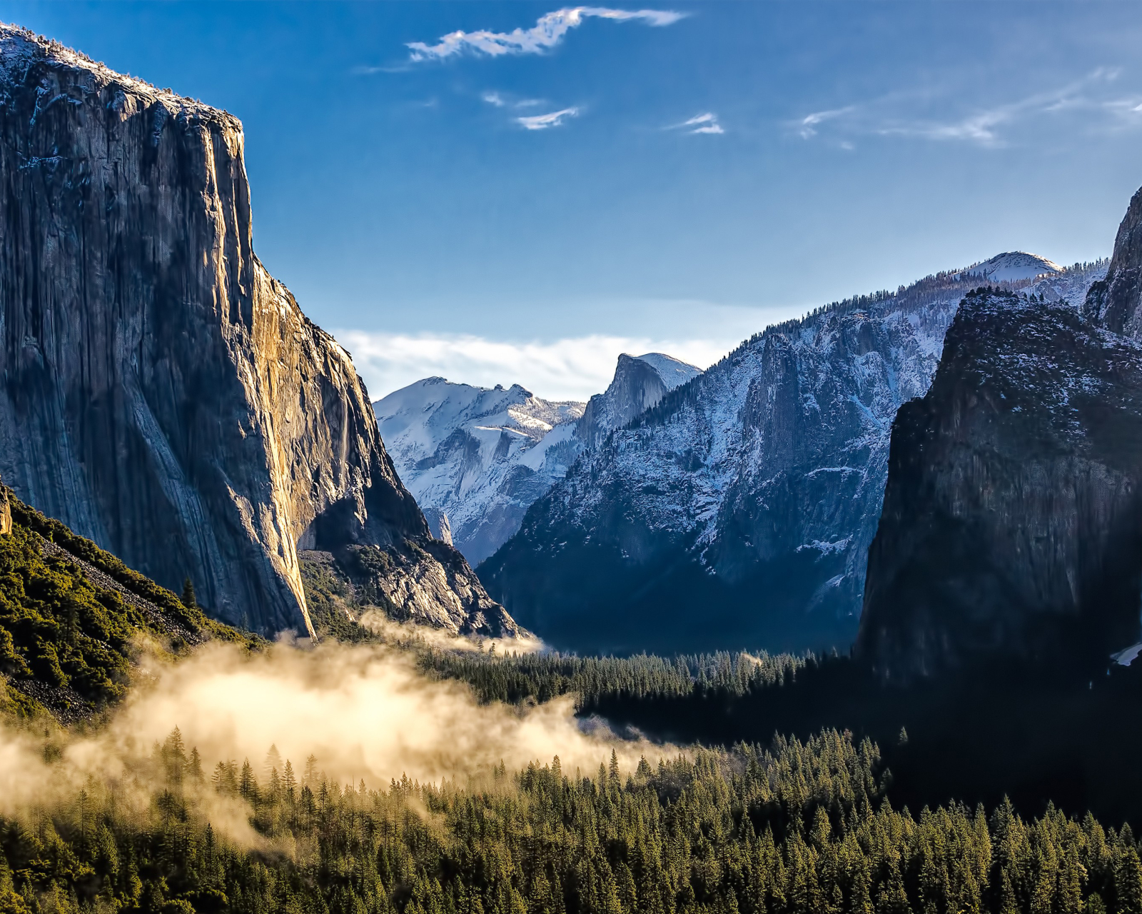 Laden Sie das Winter, Nationalpark, Yosemite Nationalpark, Erde/natur-Bild kostenlos auf Ihren PC-Desktop herunter