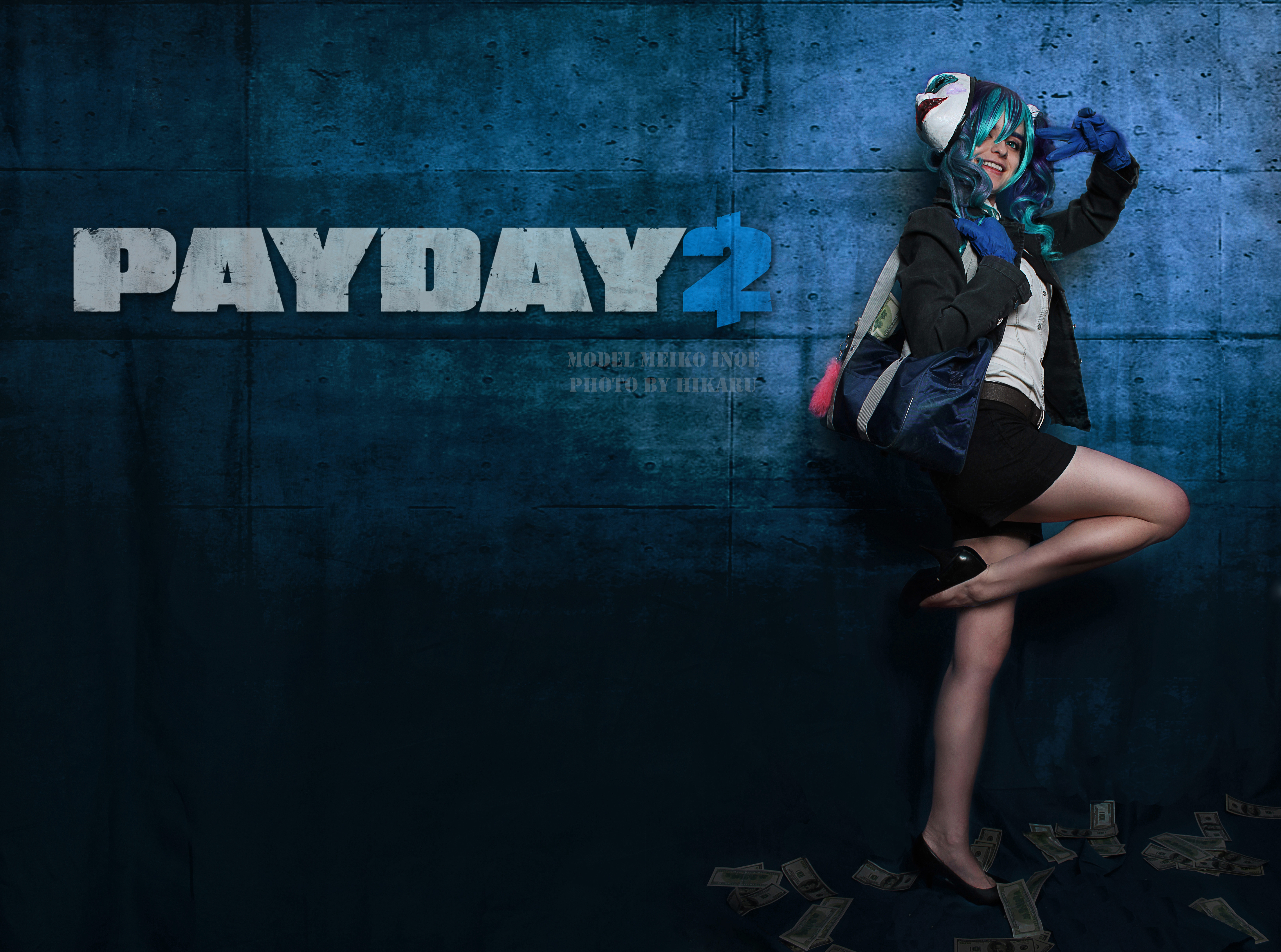 women, cosplay, model, payday 2